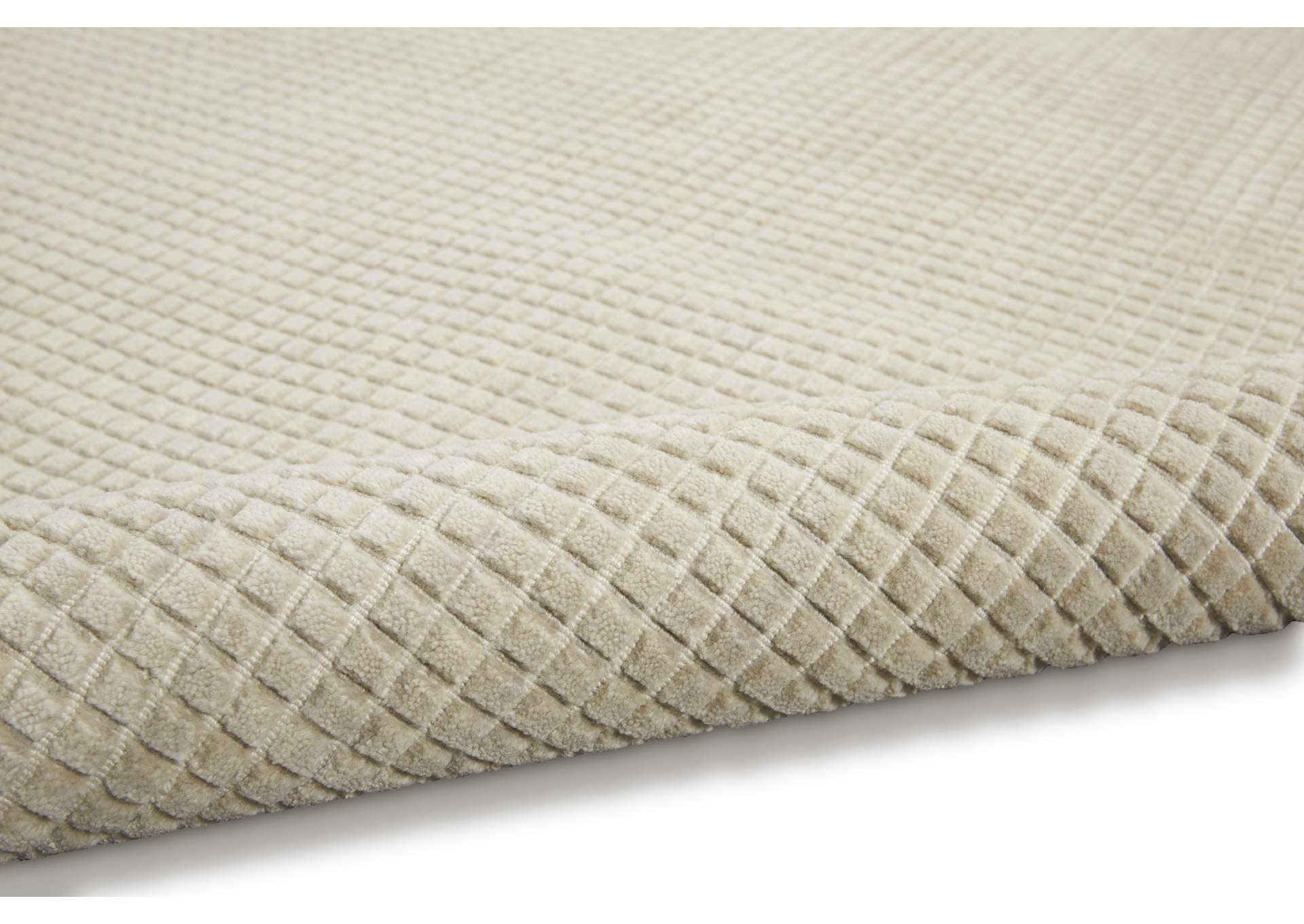 Calvin Klein Pretoria 2'x3' Beige Modern Area Rug,Nourison