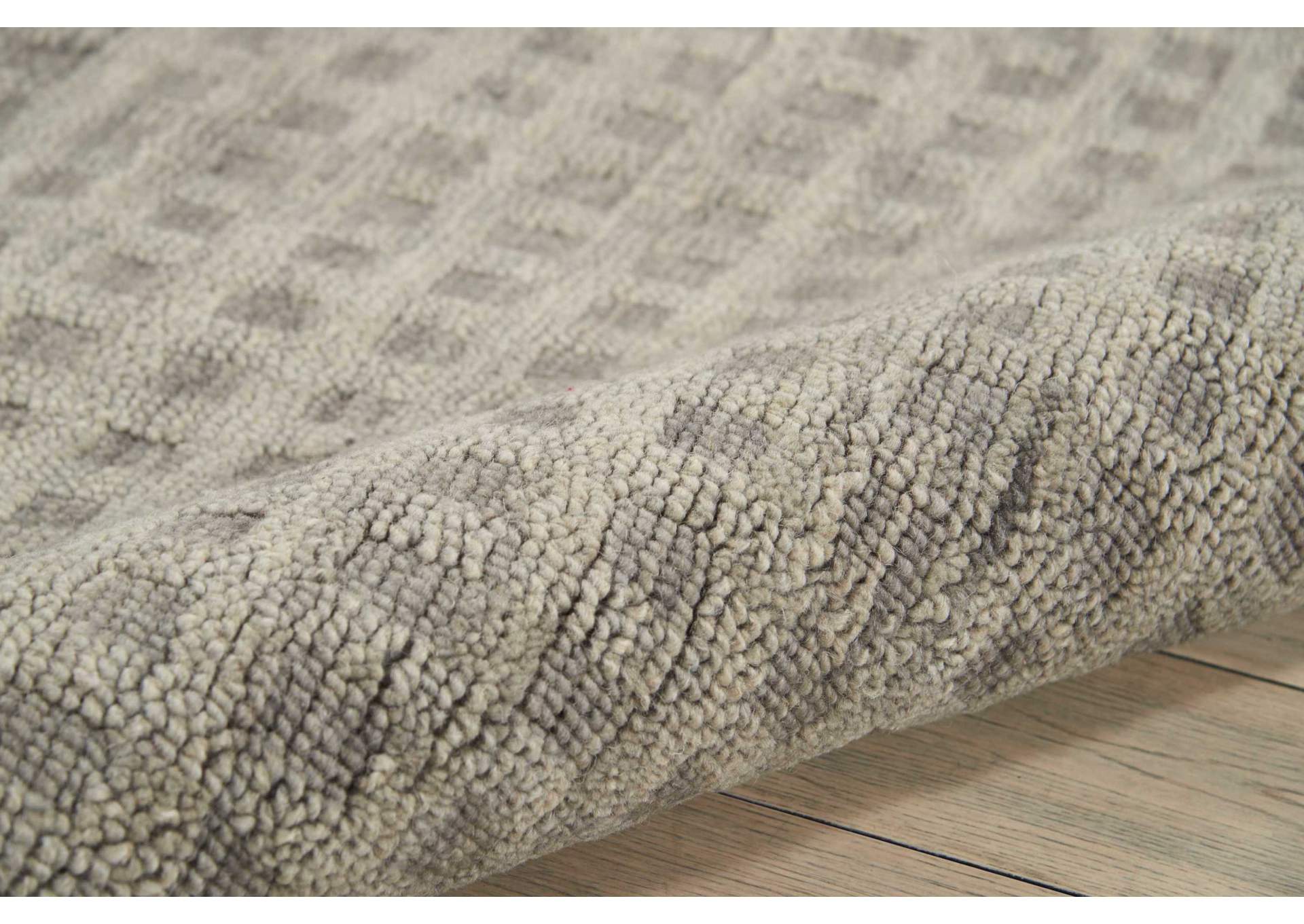 Nourison Marana MNN01 Charcoal Grey 7'x10' Large Wool Rug,Nourison