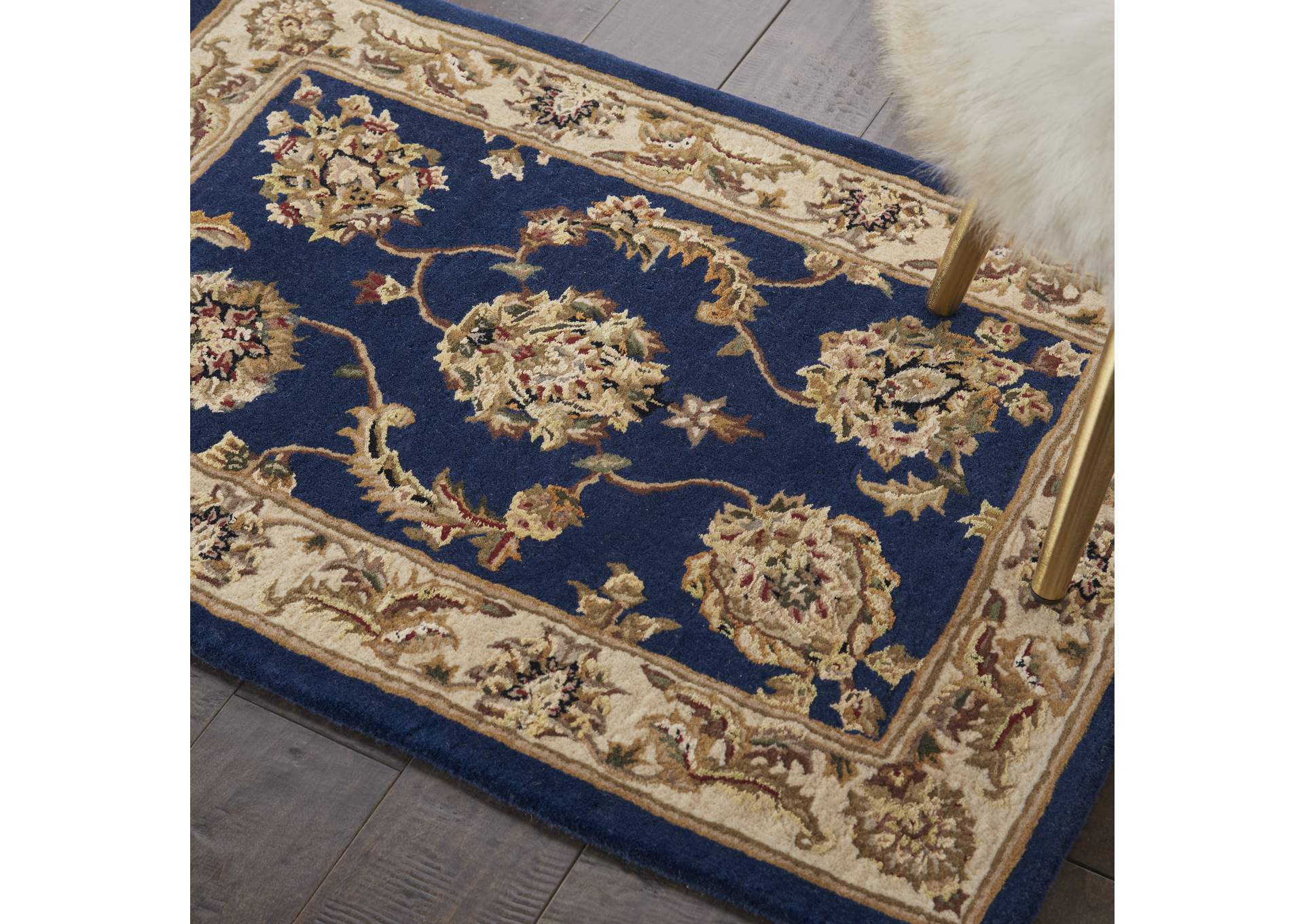 Nourison 2000 2' x 3' Accent Size Navy Area Rug,Nourison