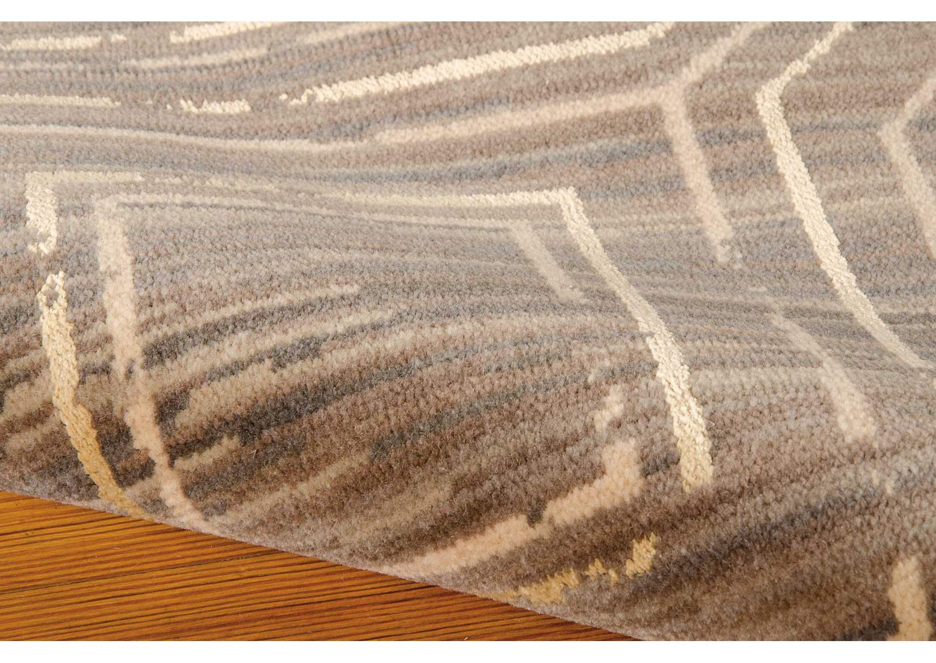 Nourison Silken Allure SLK24 Grey 5'x8' Area Rug,Nourison