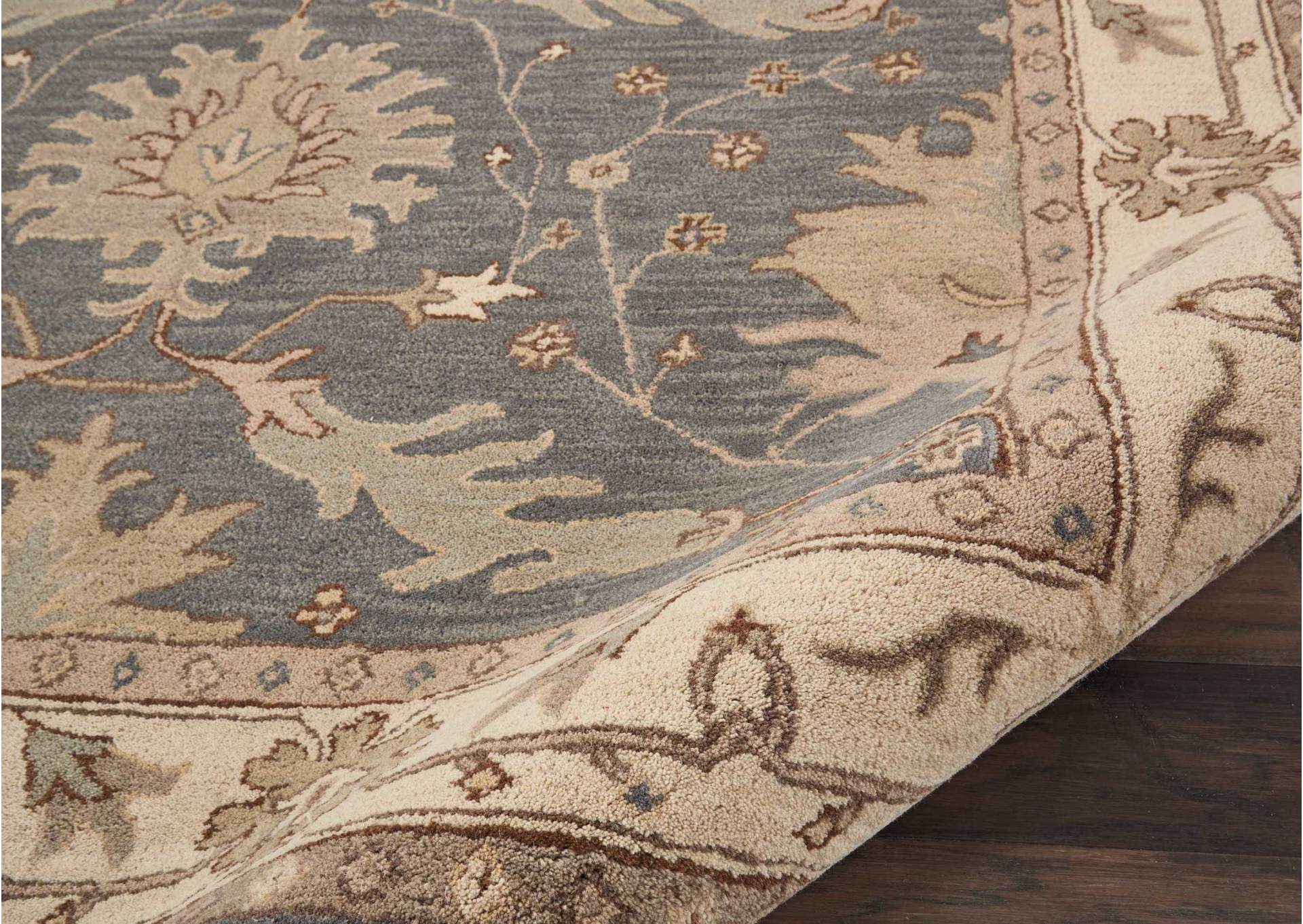 Nourison India House 6'x9' Blue Area Rug,Nourison