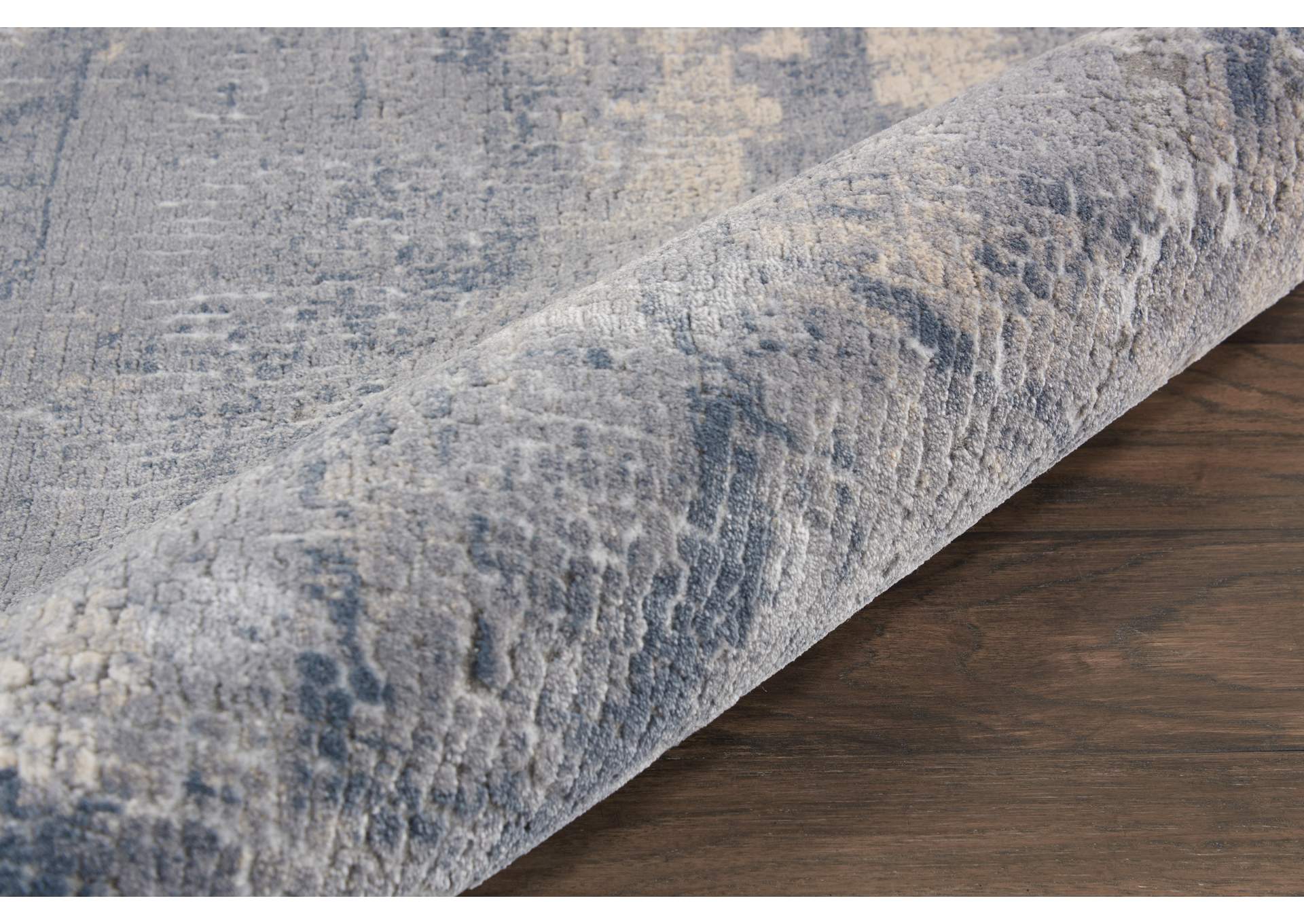 Nourison Rustic Textures RUS06 Grey and Beige 8'x11' Oversized Rug,Nourison