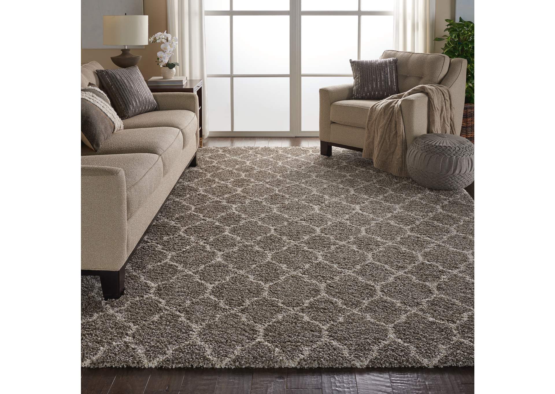 Nourison Amore AMOR2 Beige 8'x11' Rug,Nourison