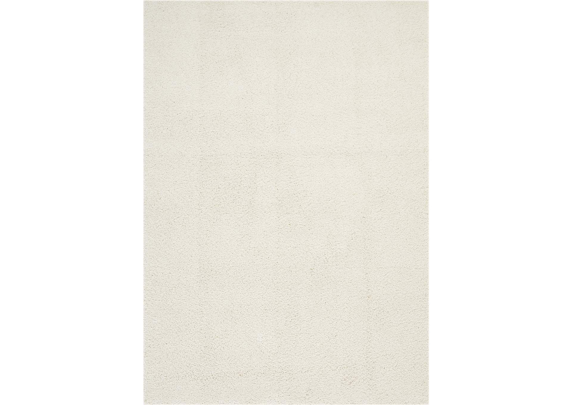 Nourison Malibu Shag MSG01 White 7'x10' Large Rug,Nourison