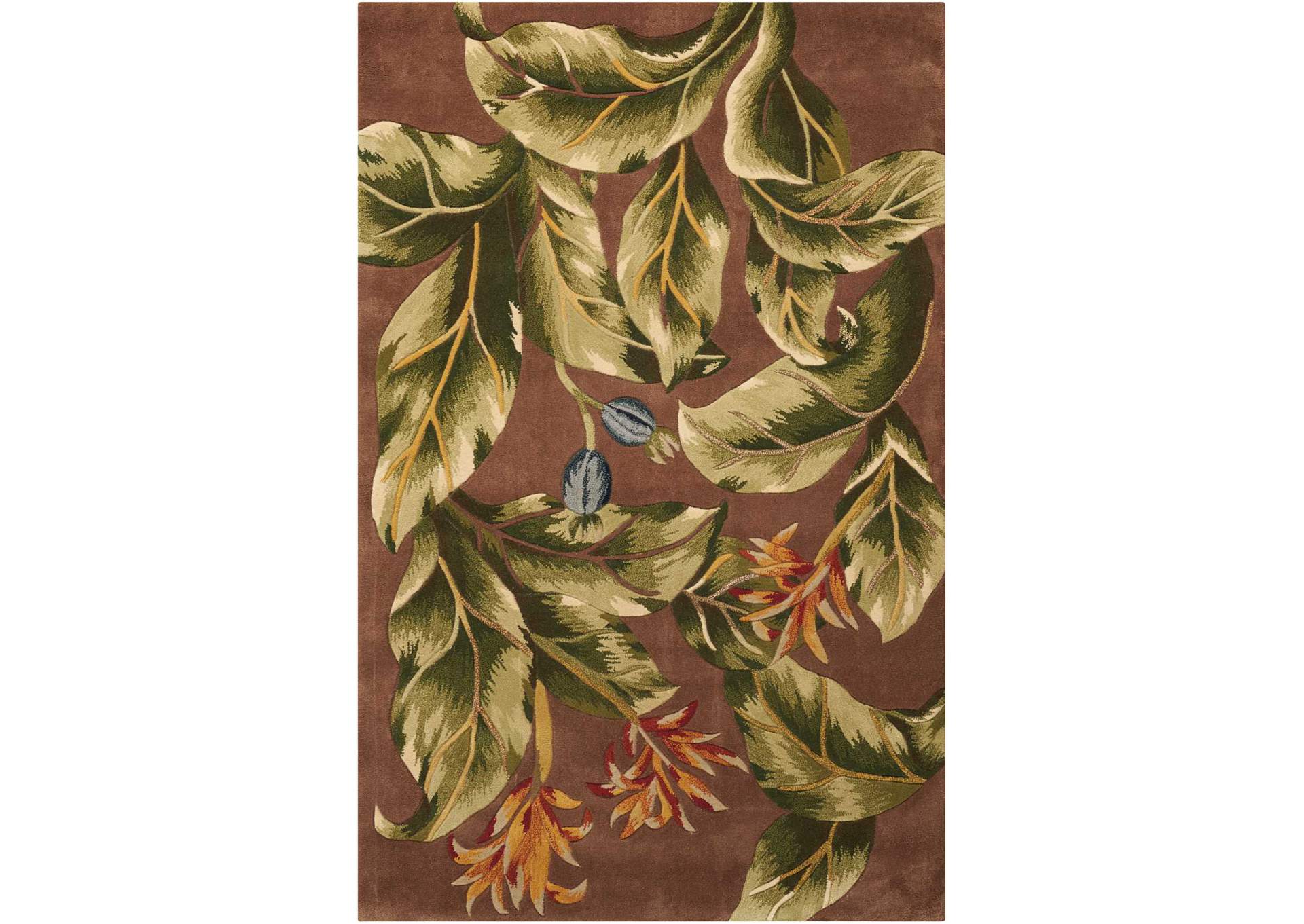Nourison Tropics TS02 Beige 4'x6' Area Rug,Nourison