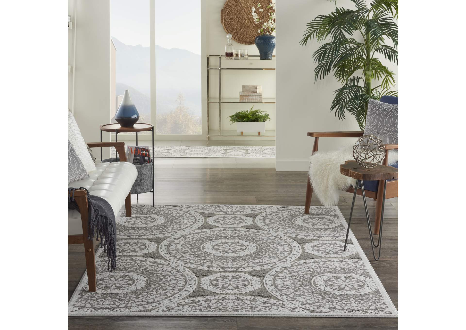Nourison Key Largo 4'x6' Taupe Area Rug,Nourison
