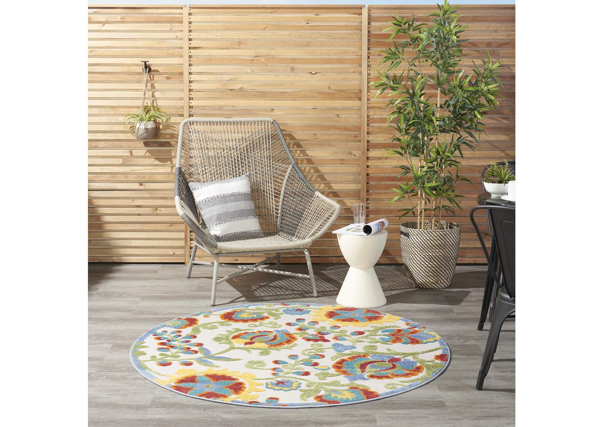Nourison Aloha 4' Round Area Rug,Nourison