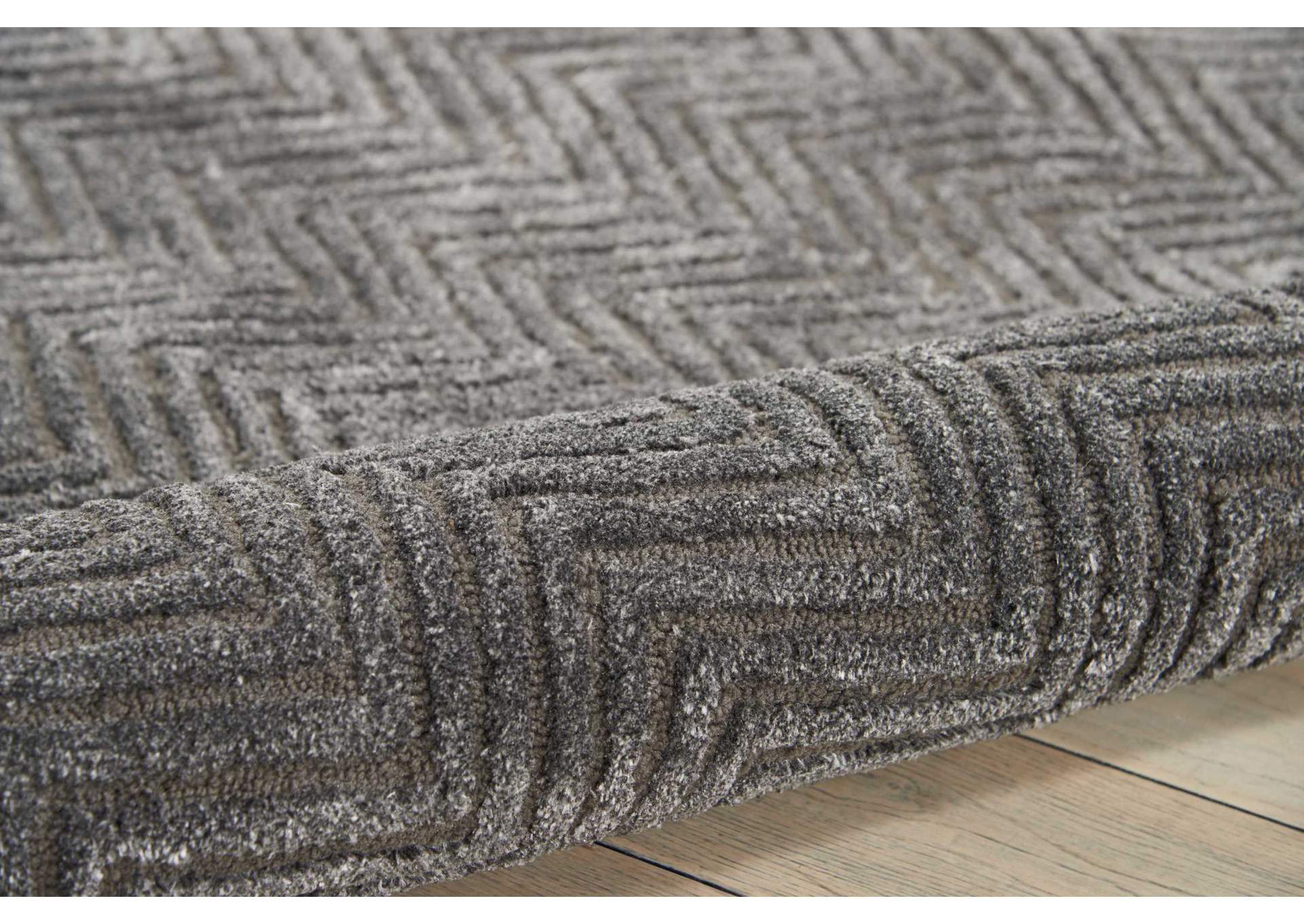 Nourison Deco Mod DEC03 Grey 10'x13' Oversized Rug,Nourison