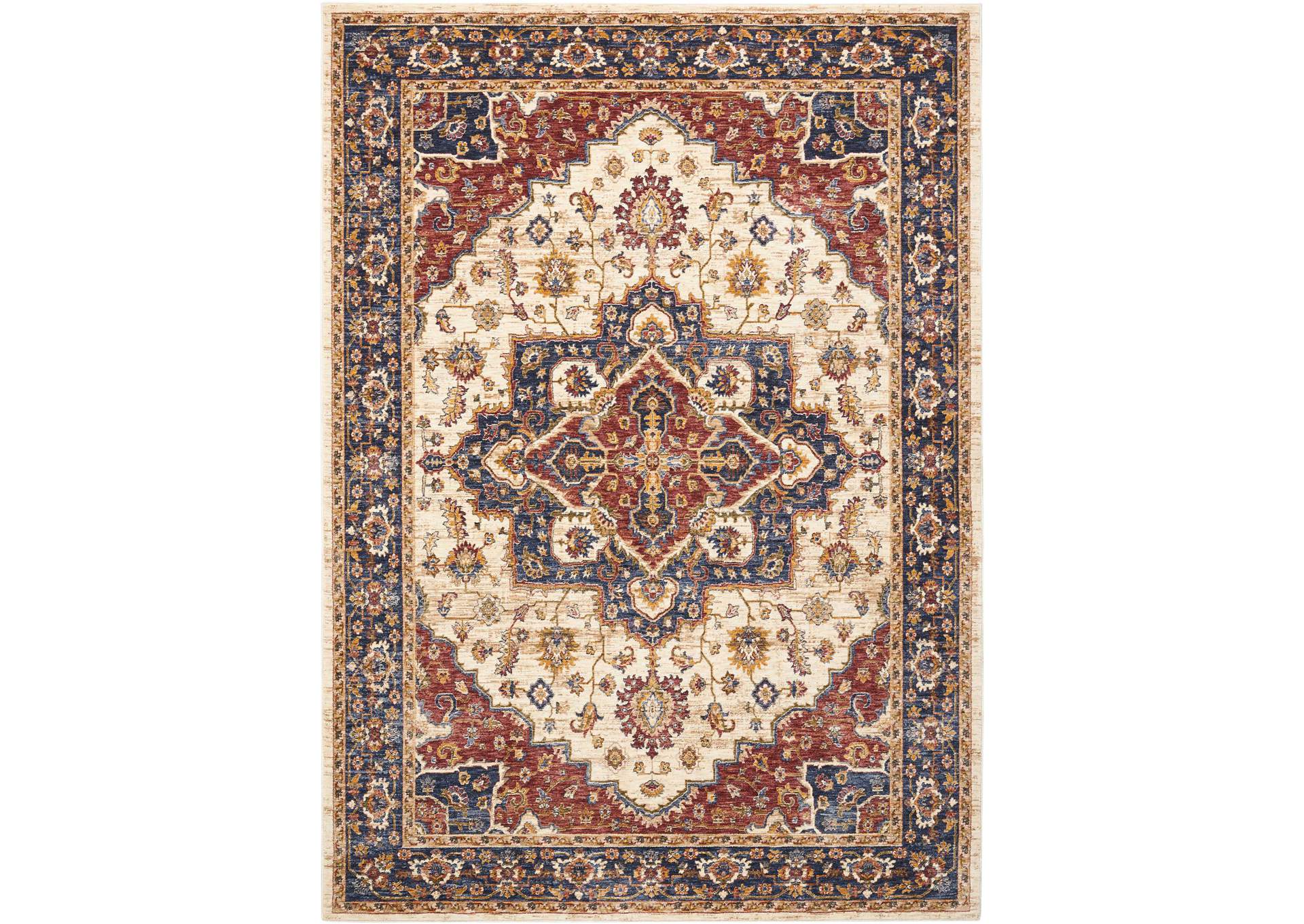Nourison Lagos LAG01 Multicolor 5'x8' Area Rug,Nourison
