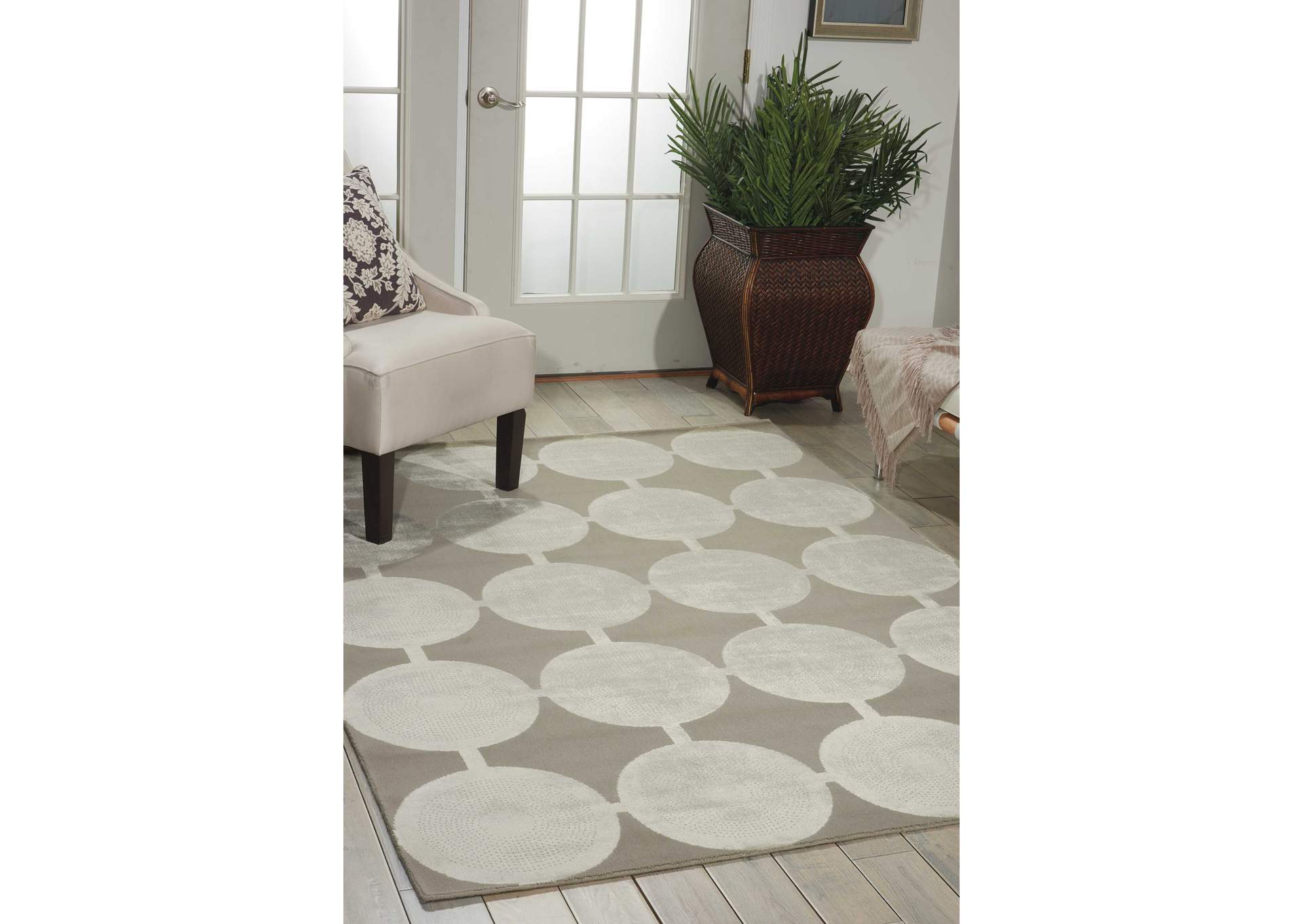 Nourison Luminance LUM02 Green 4'x6' Area Rug,Nourison