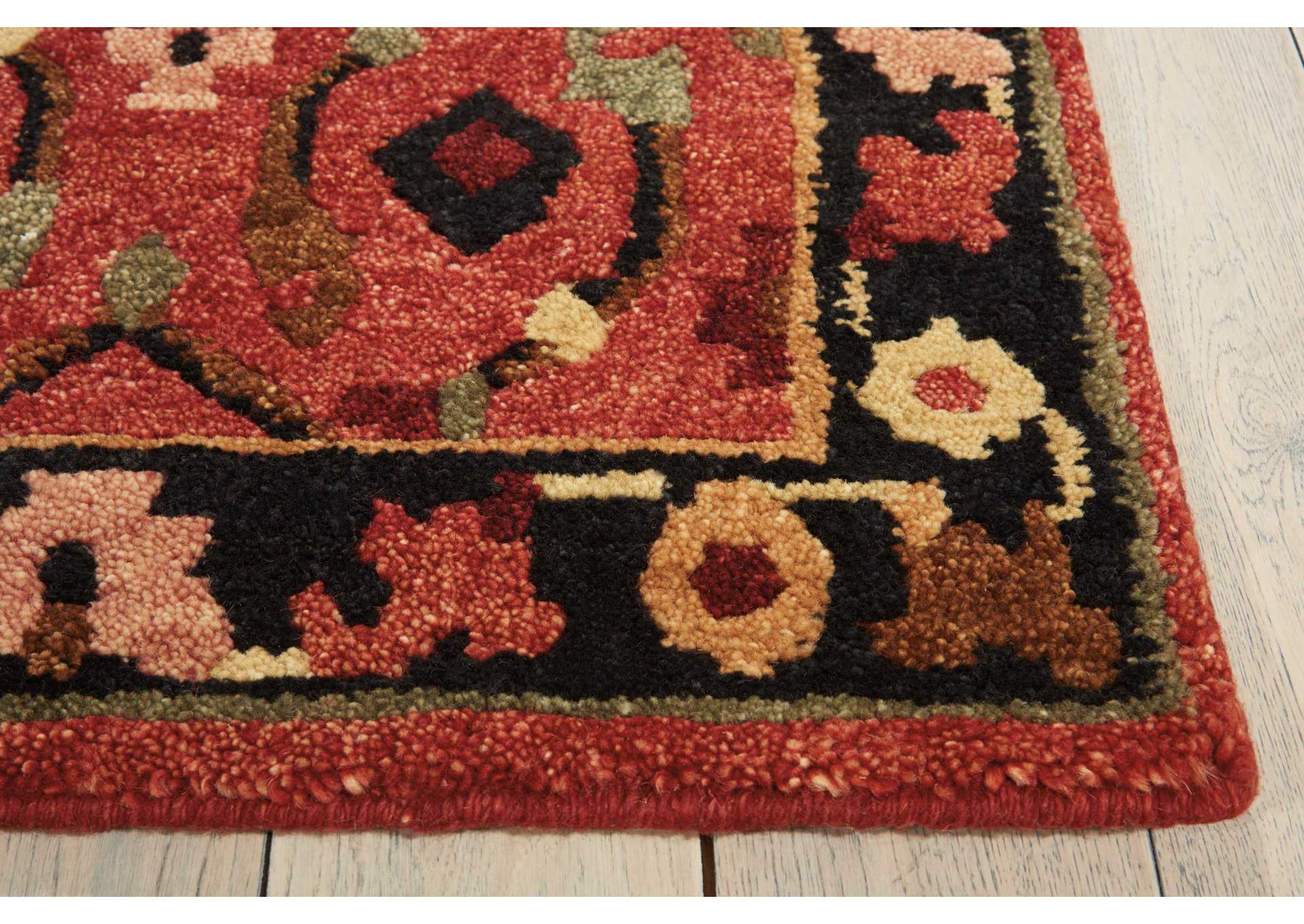 Nourison Tahoe TA12 Brown 8' Runner Hallway Rug,Nourison