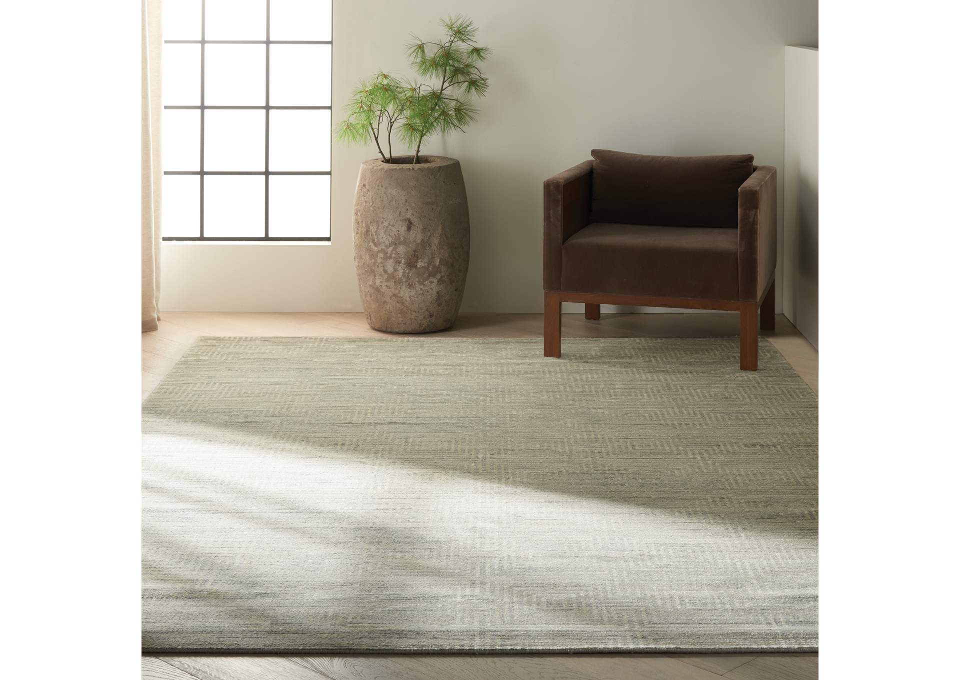 Calvin Klein Home Maya MAY01 Mineral 9'x13' Rug,Nourison