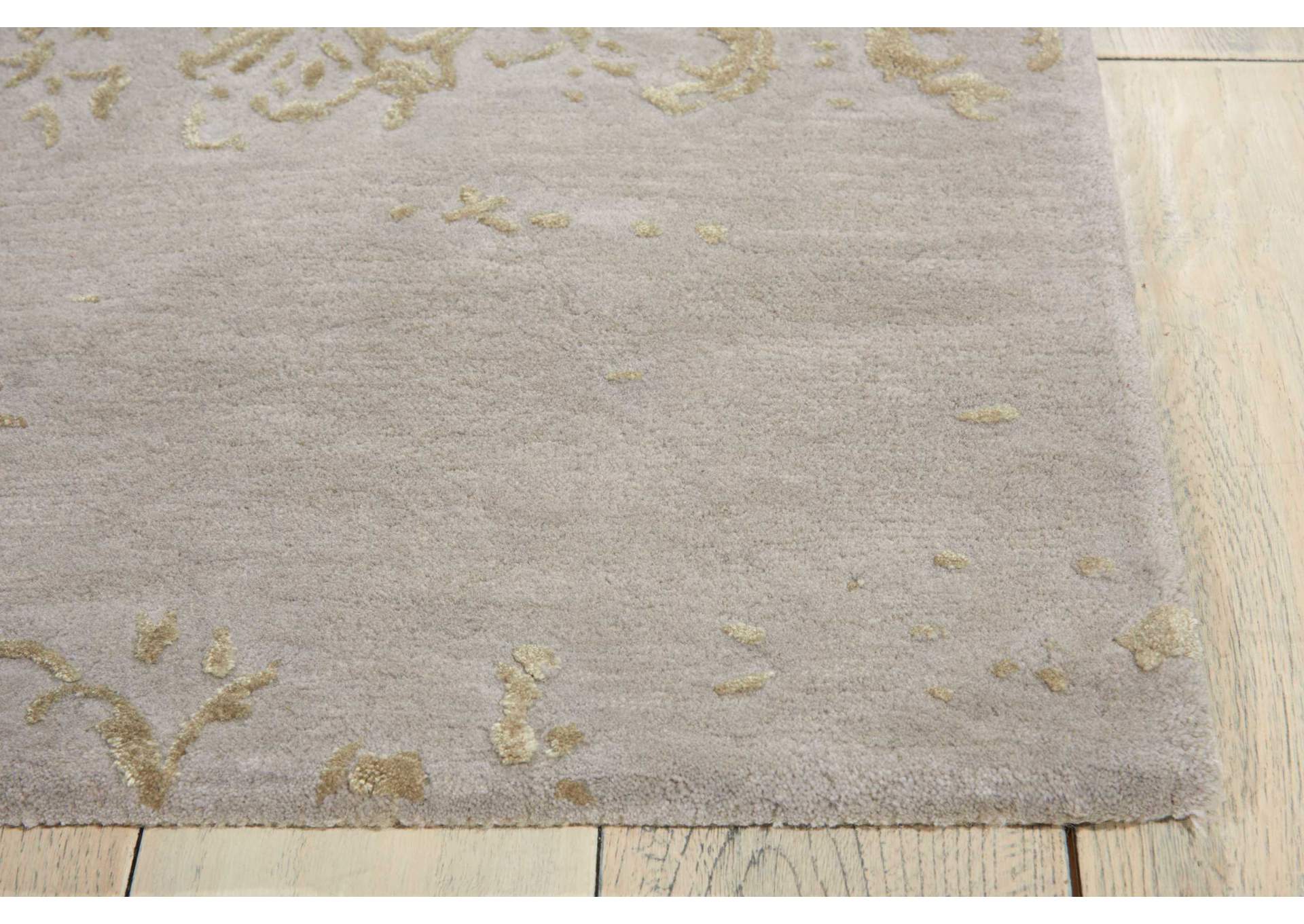 Nourison Opaline OPA08 Grey 8' Runner Hallway Rug,Nourison