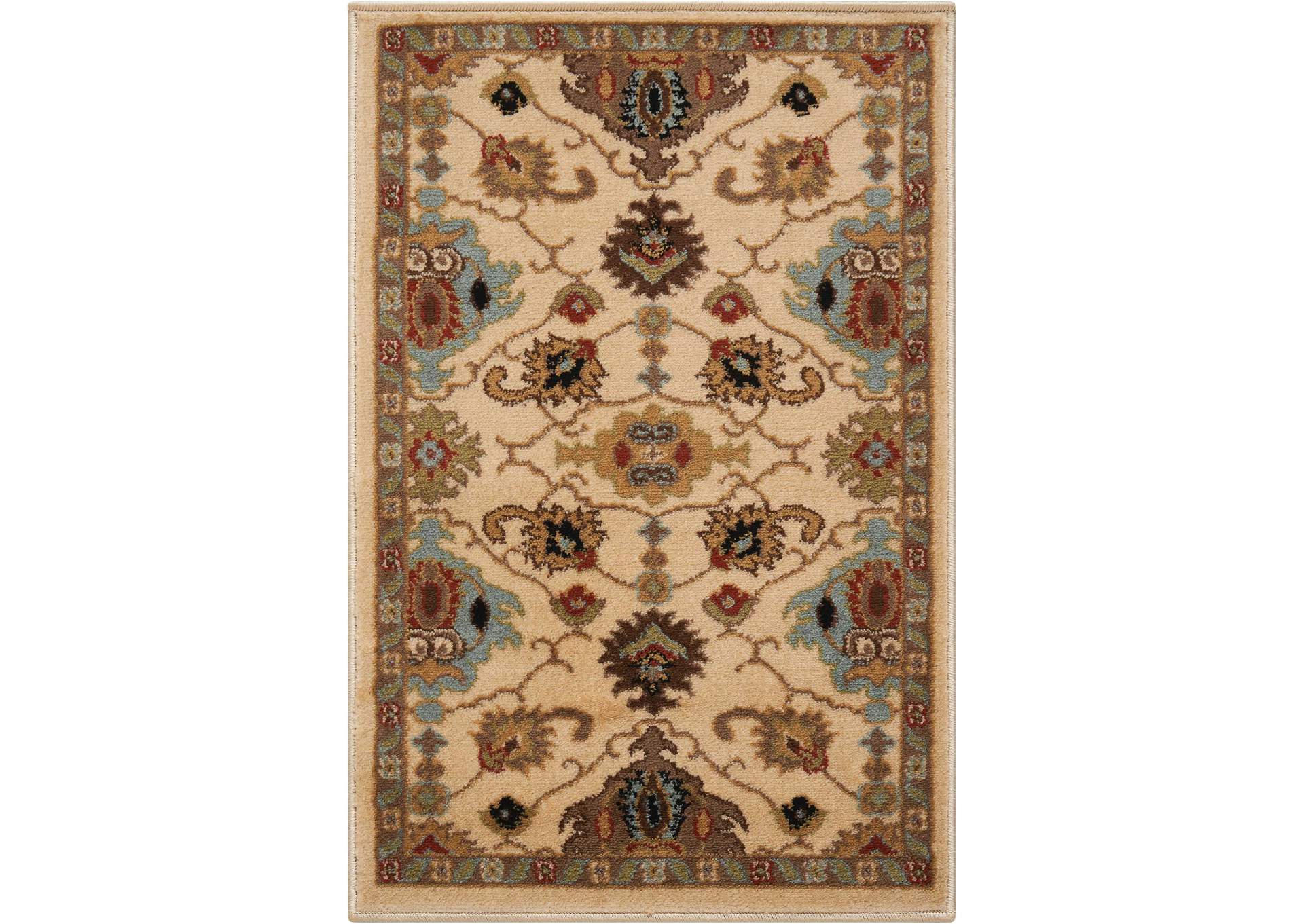 Nourison Delano 2'x3' White Area Rug,Nourison
