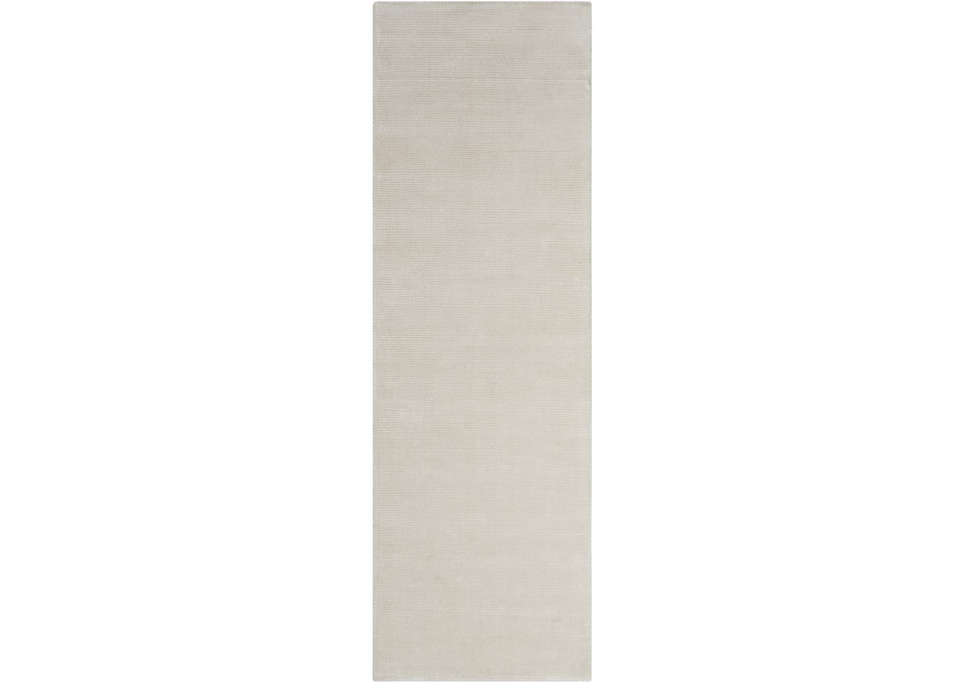 Calvin Klein Home Lunar LUN1 Beige 8' Runner Hallway Rug,Nourison
