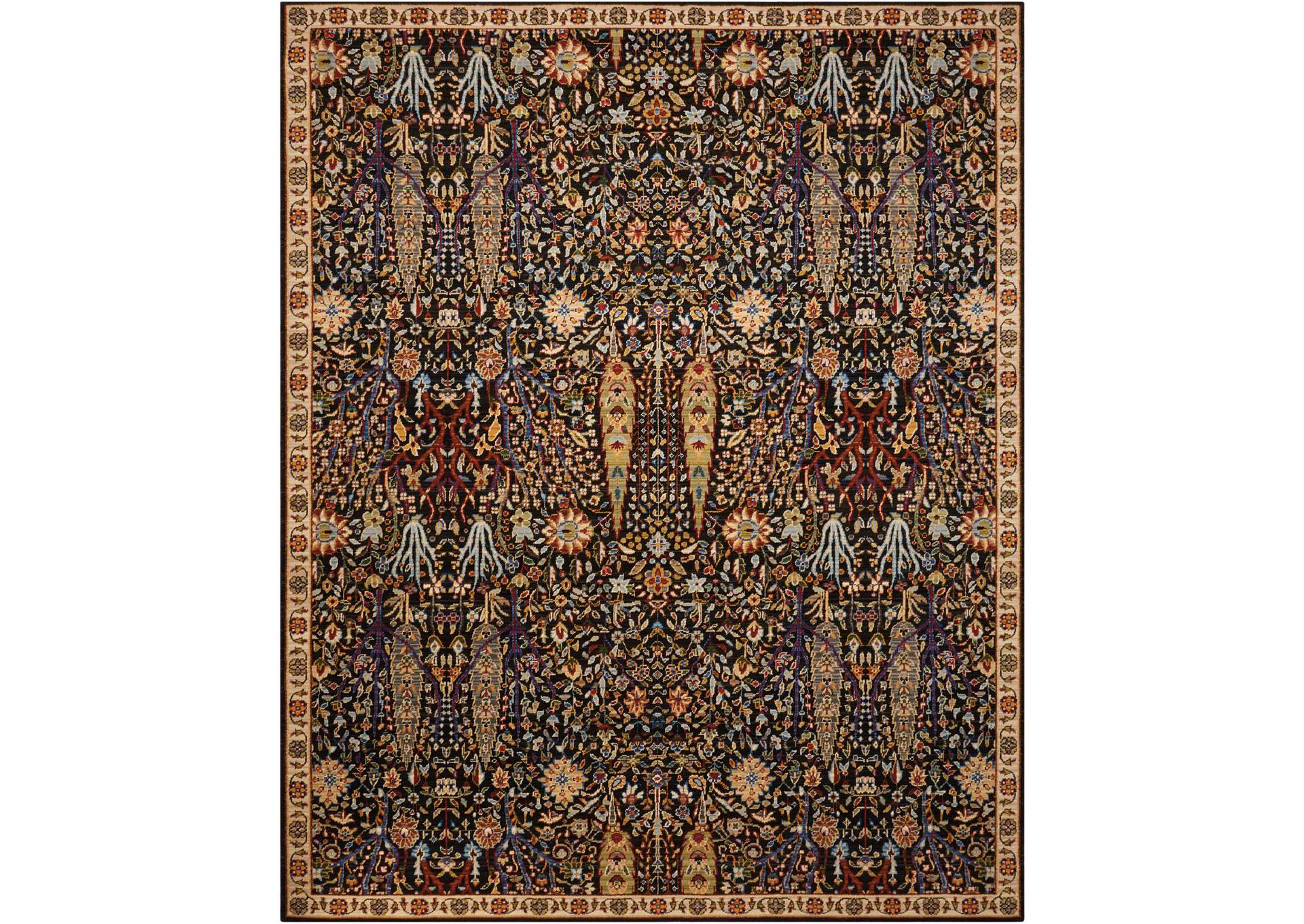 Nourison Timeless TML18 Dark Blue 8'x10' Rug,Nourison