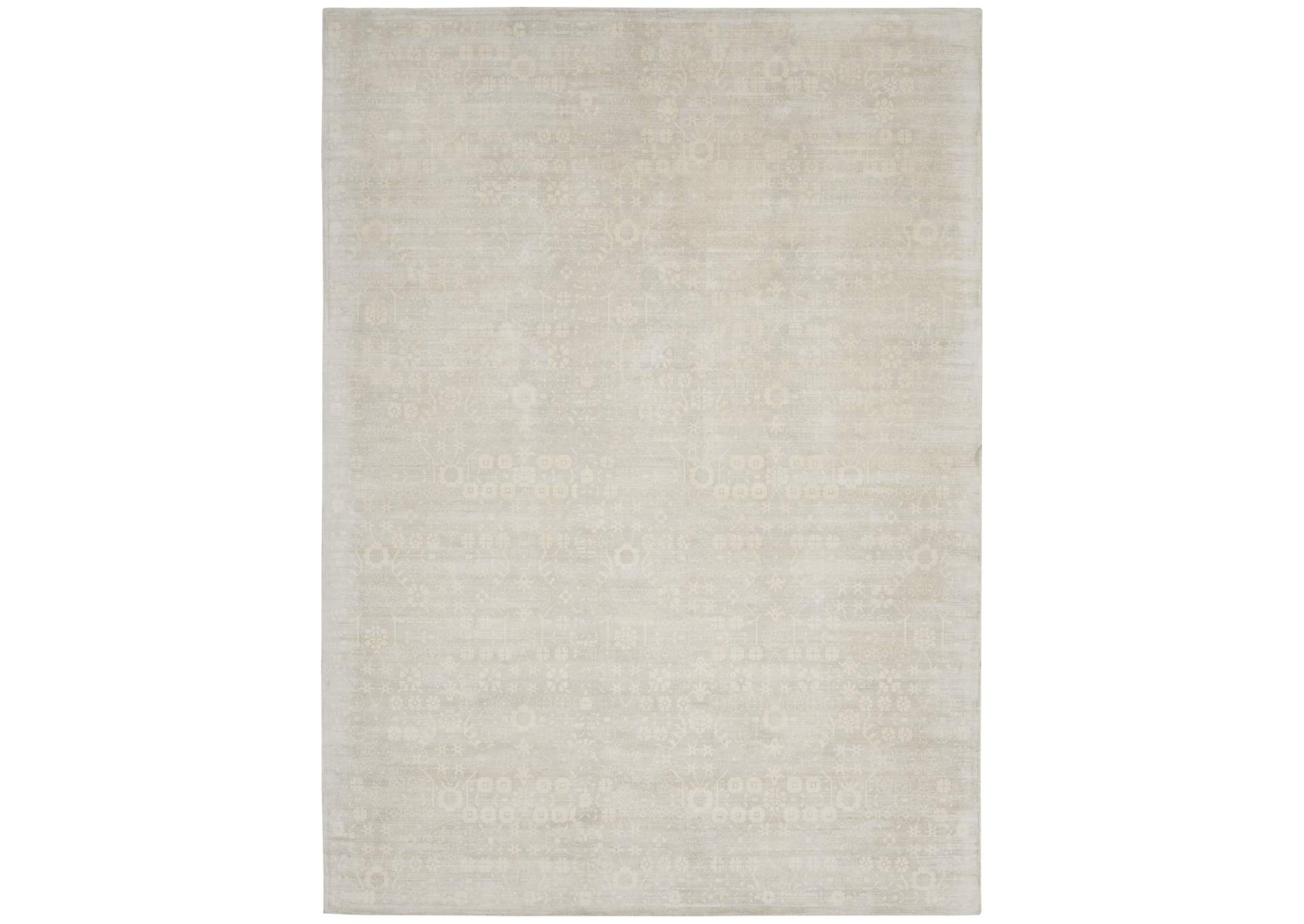 kathy ireland Home Desert Skies DSK02 Light Grey 8'x11' Oversized Rug,Nourison