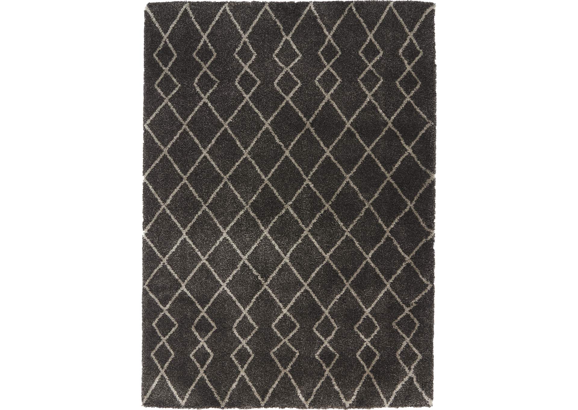 Nourison Martil MAT01 Charcoal 5'x7' Moroccan Area Rug,Nourison