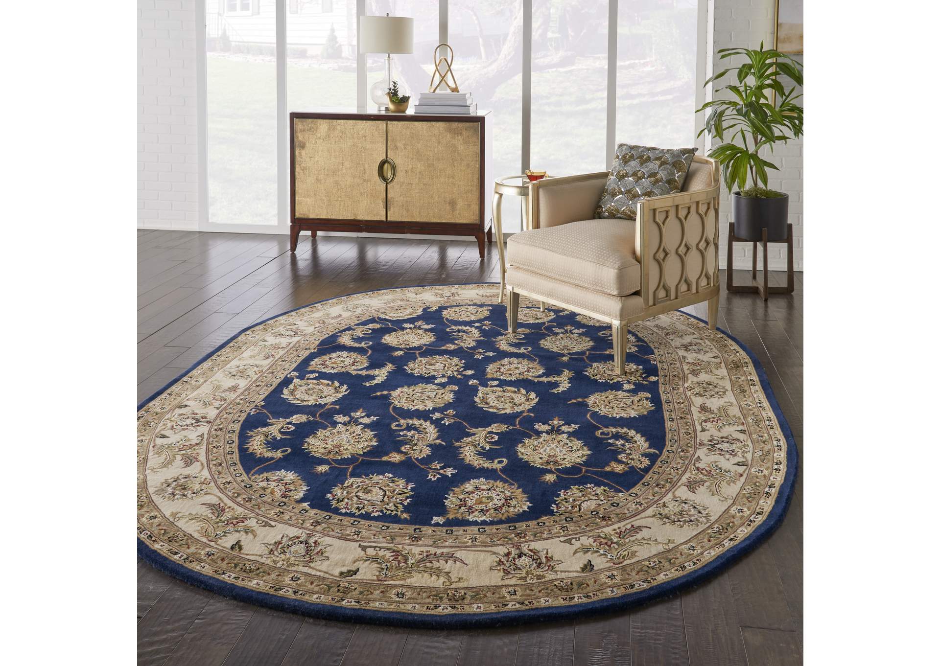 Nourison 2000 8' x 10' Navy Area Rug,Nourison