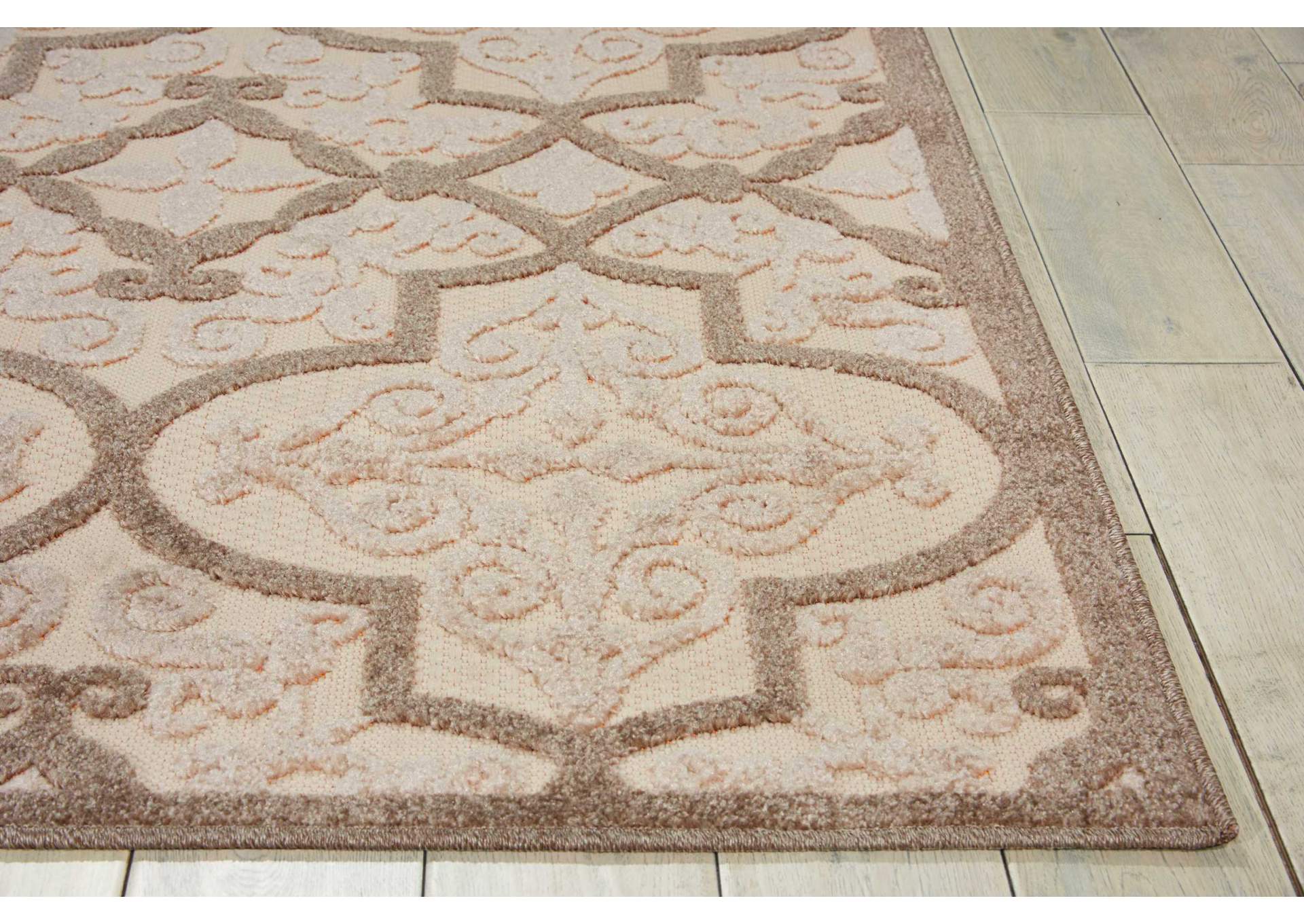 Nourison Aloha ALH14 Beige 10'x13' Oversized Indoor-outdoor Rug,Nourison