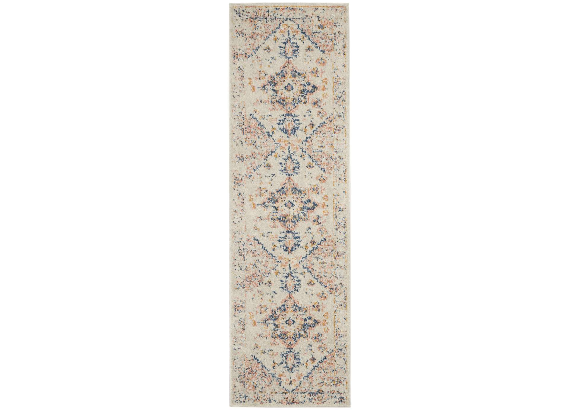 Nourison Tranquil(Traql) 7' Runner Area Rug,Nourison