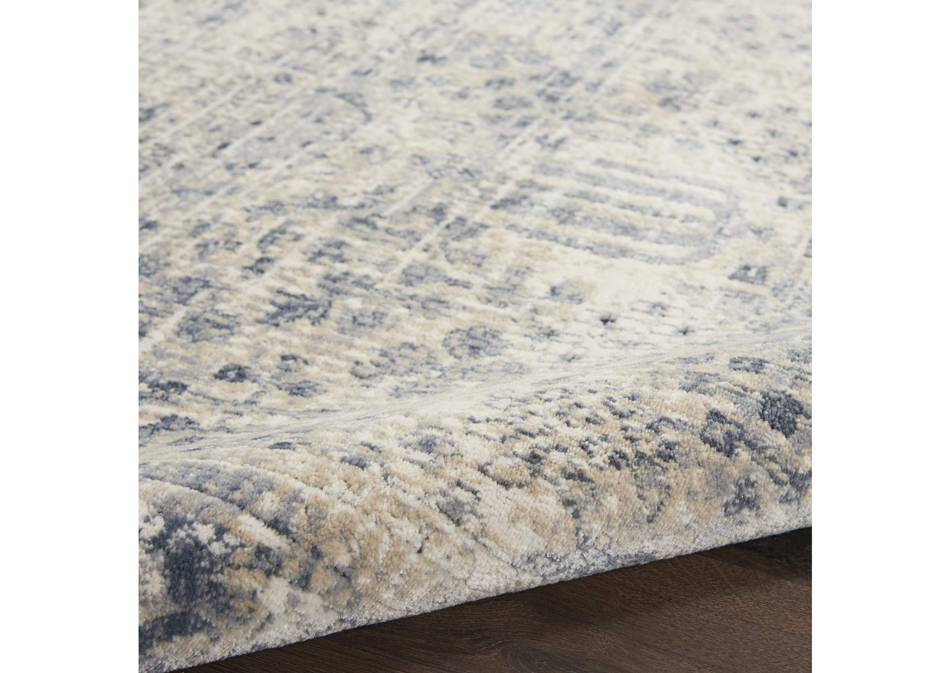 Malta by kathy ireland Home MAI12 Ivory/Blue 8'x11' Area Rug,Nourison