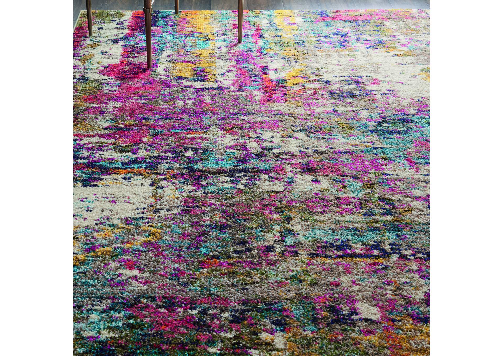 Nourison Celestial CES14 Multicolor 4'x6' Colorful Area Rug,Nourison