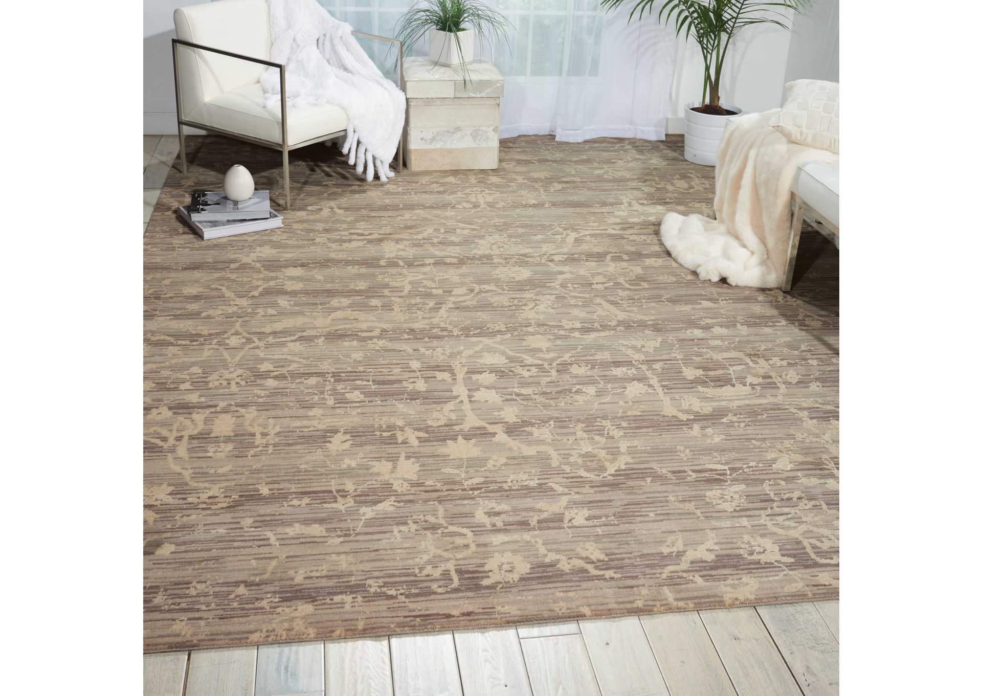 Nourison Silk Elements SKE22 Beige 10'x14' Rug,Nourison