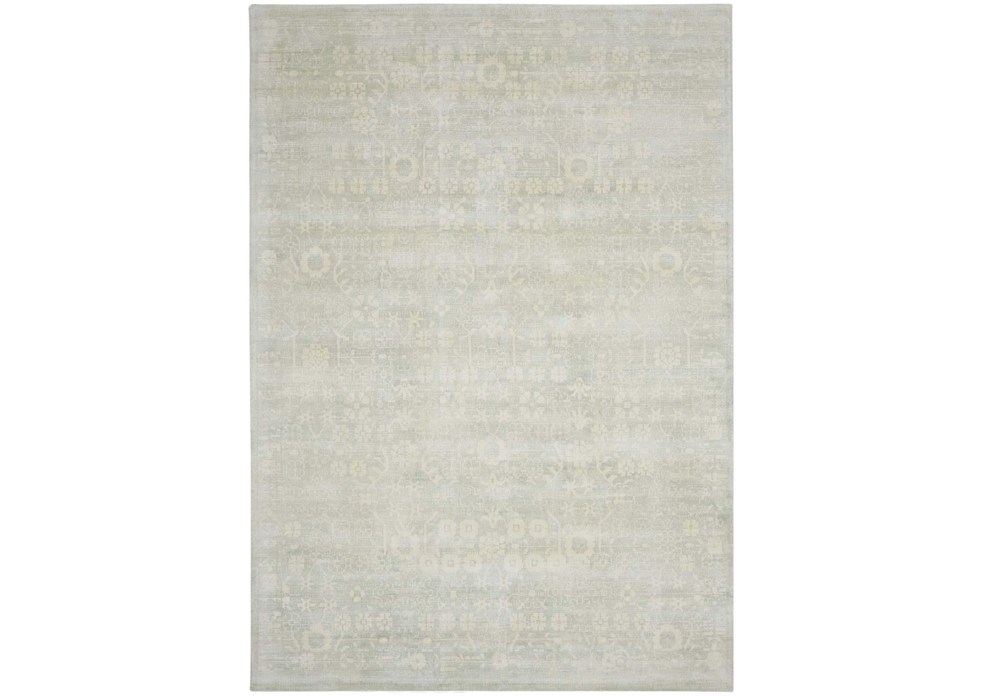 kathy ireland Home Desert Skies DSK02 Silver 4'x6' Area Rug,Nourison