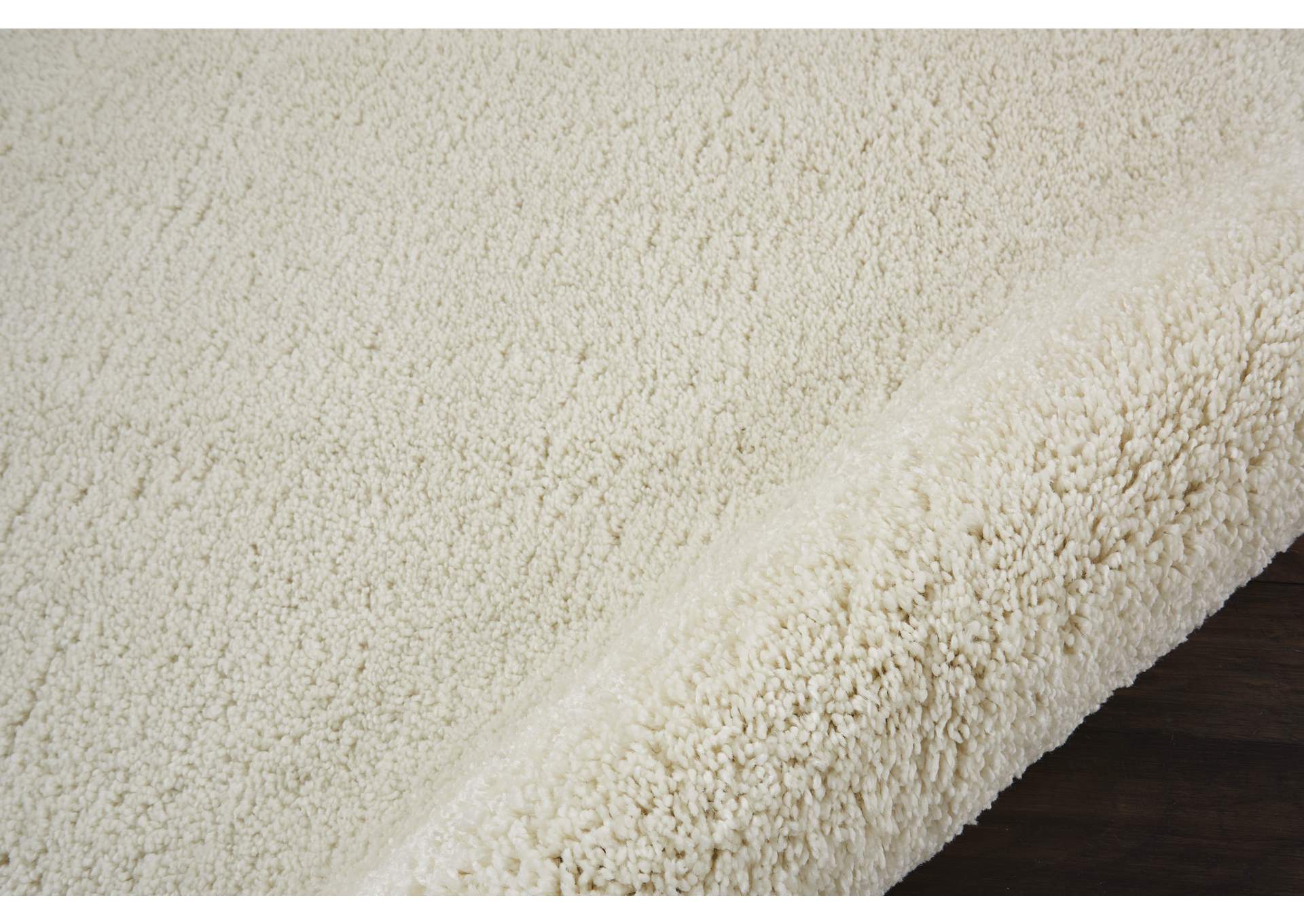 Nourison Malibu Shag MSG01 White 7'x10' Large Rug,Nourison