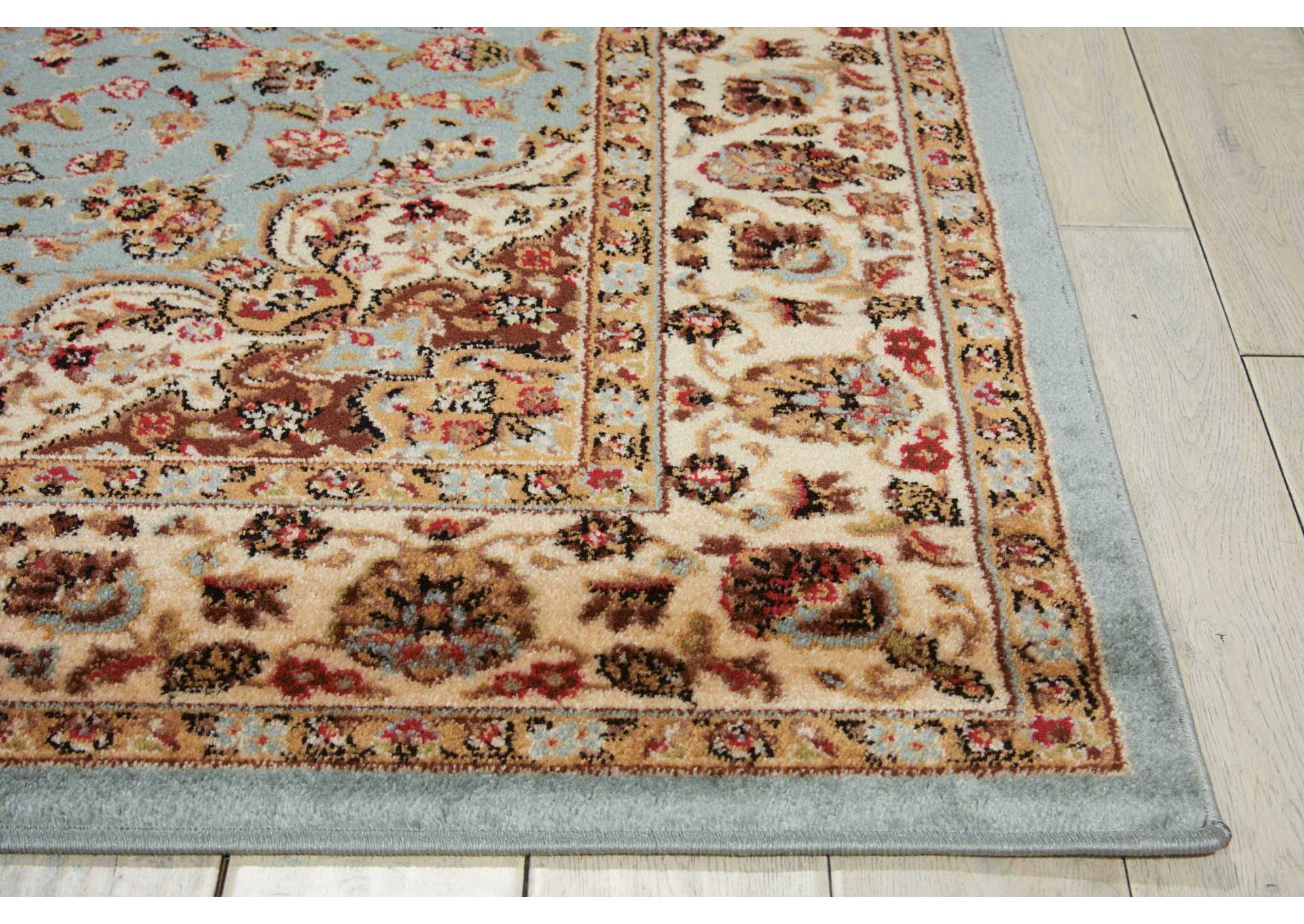 Nourison Delano DEL04 Blue 4'x6' Area Rug,Nourison