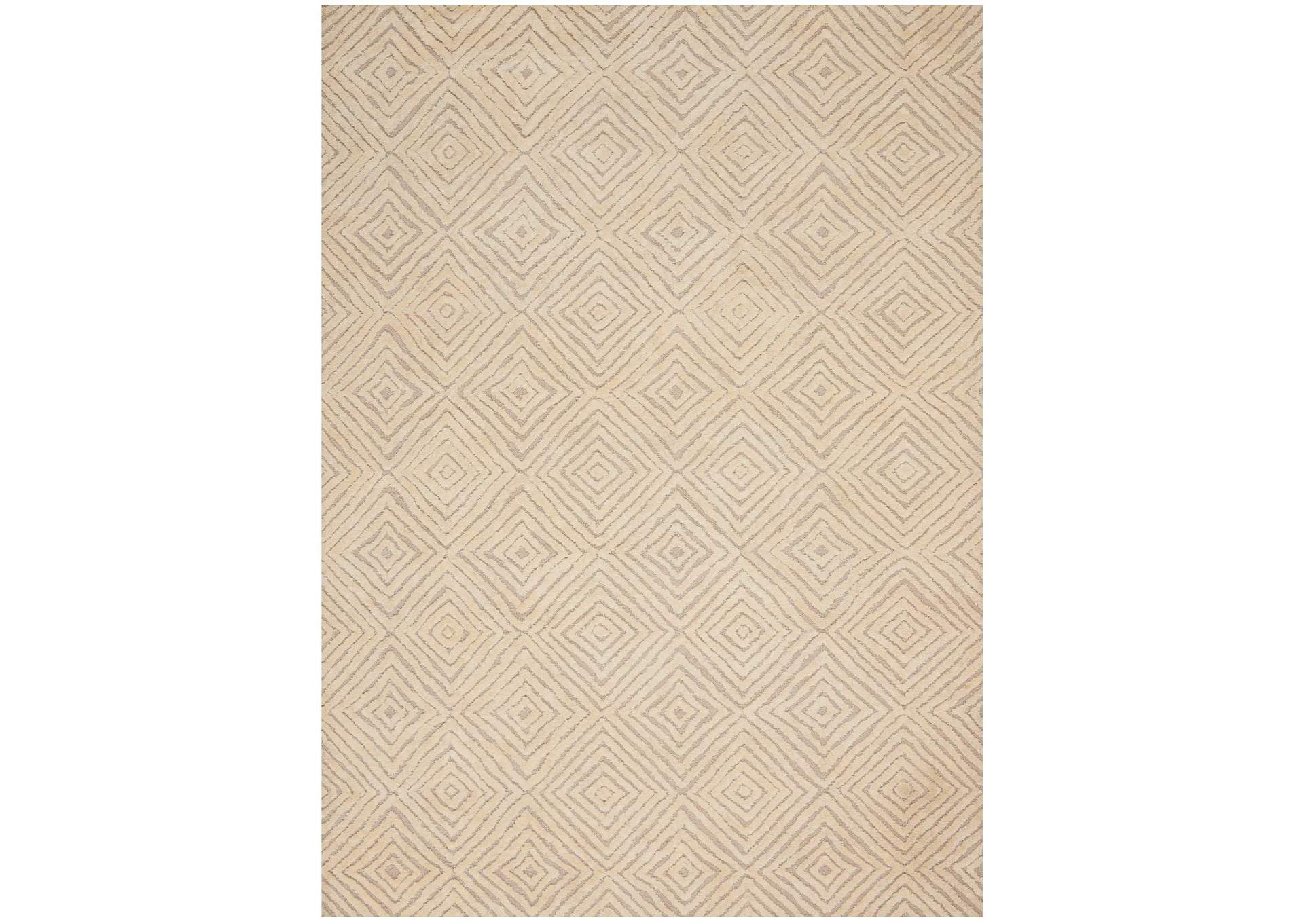 Nourison Deco Mod DEC01 Taupe/Ivory 8'x11' Oversized Rug,Nourison