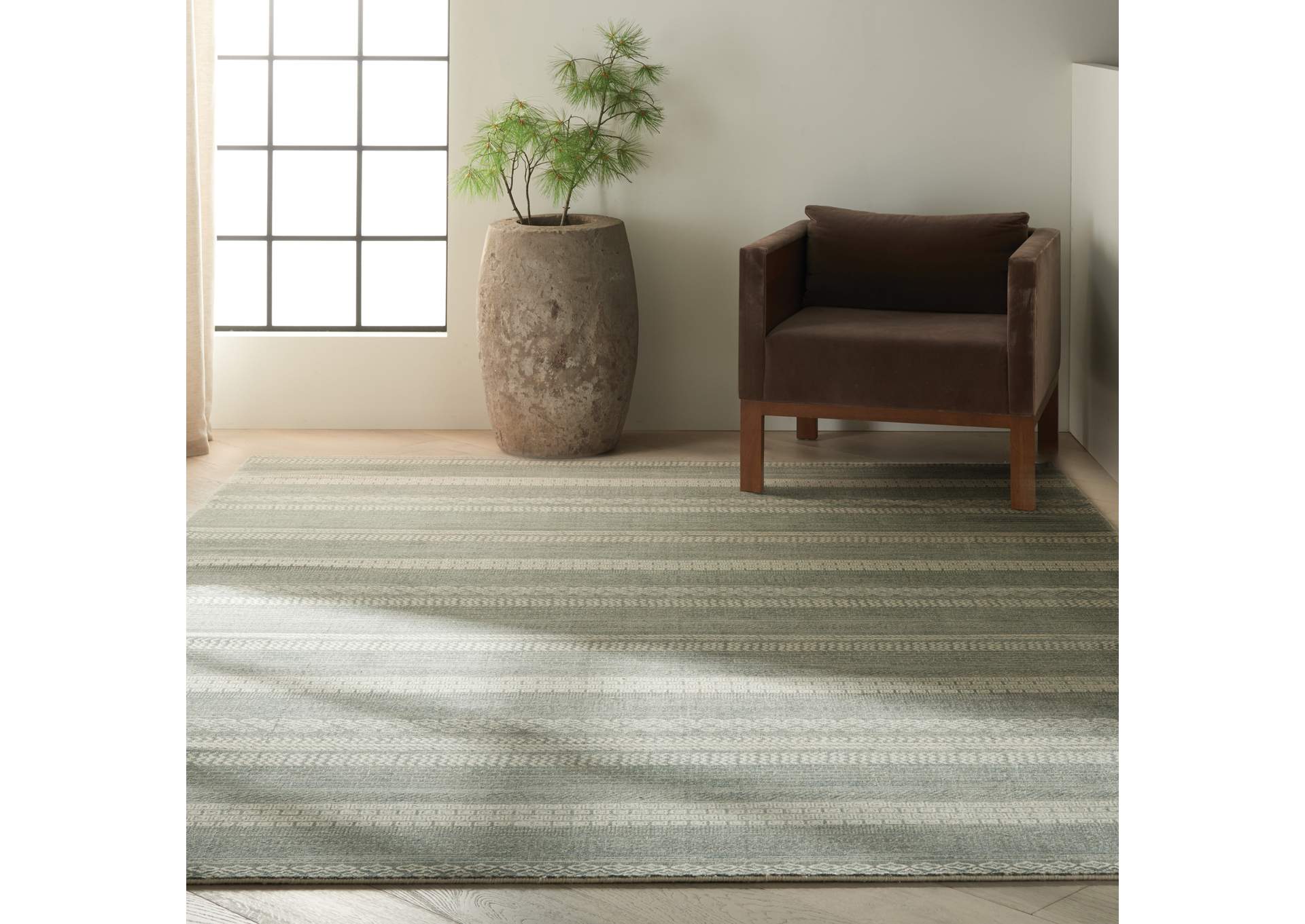 Calvin Klein Home Maya MAY03 Dolomite 9'x13' Rug,Nourison