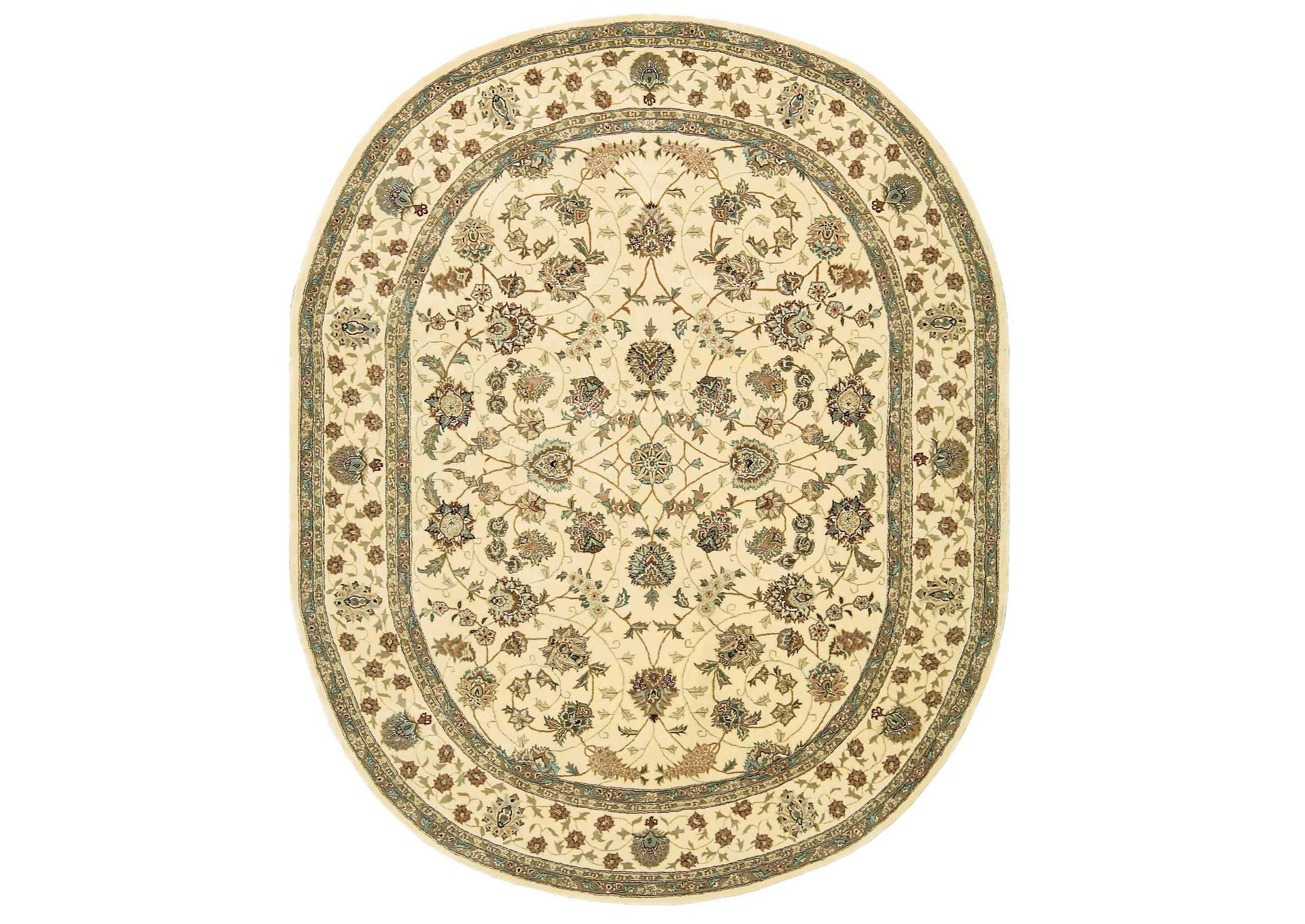 Nourison 2000 2023 Ivory 10' Oval Area Rug,Nourison