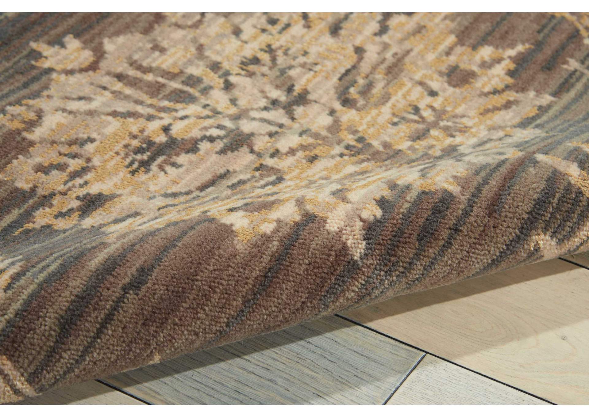 Nourison Silk Elements SKE31 Grey 5'x8' Area Rug,Nourison