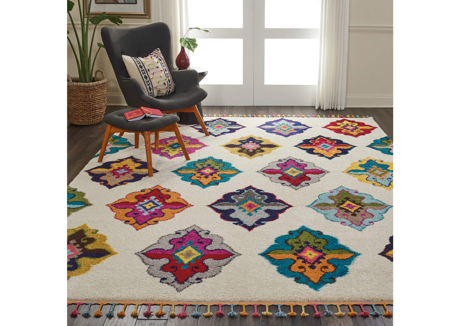 Nourison Nomad NMD06 Multicolor 8'x11' Oversized Rug,Nourison