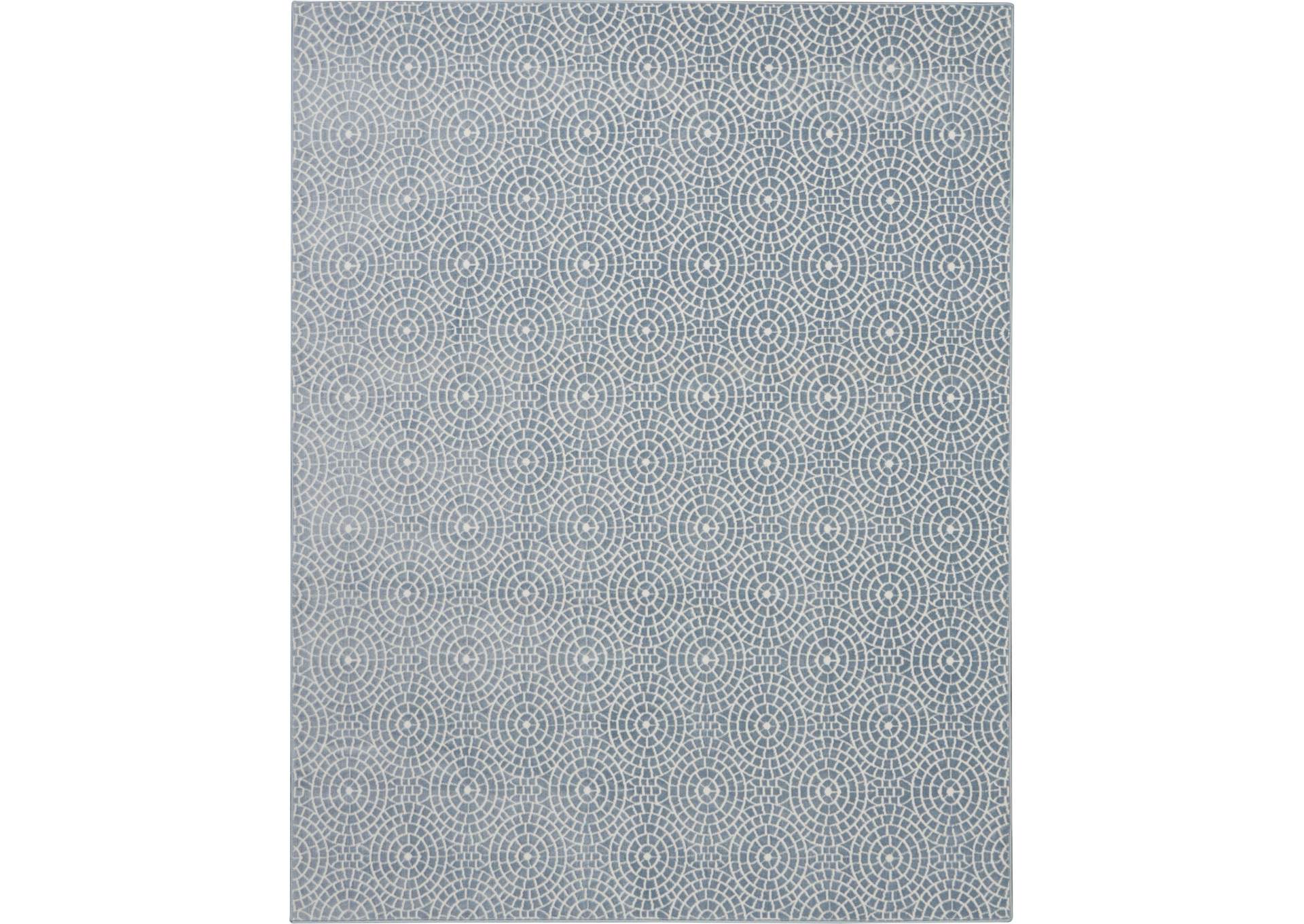 Nourison Urban Chic URC04 Blue 9'x12' Oversized Rug,Nourison