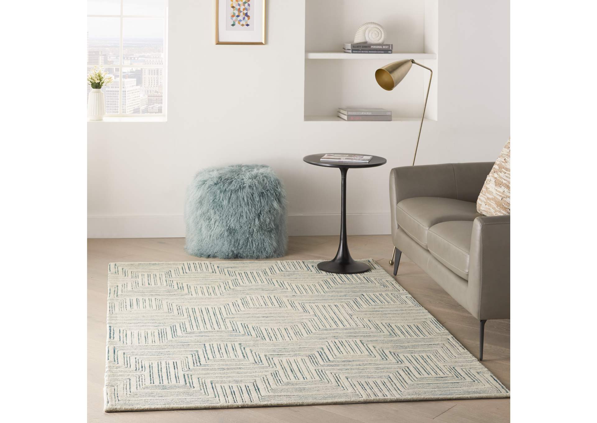 Nourison Interlock 4' x 6' Area Rug,Nourison