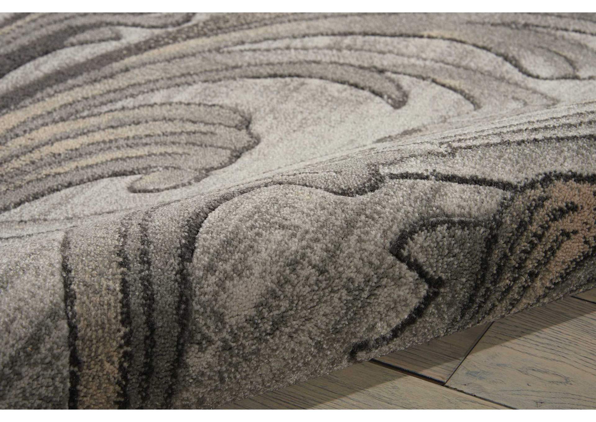 Nourison Maxell MAE05 Grey 9'x13' Oversized Rug,Nourison