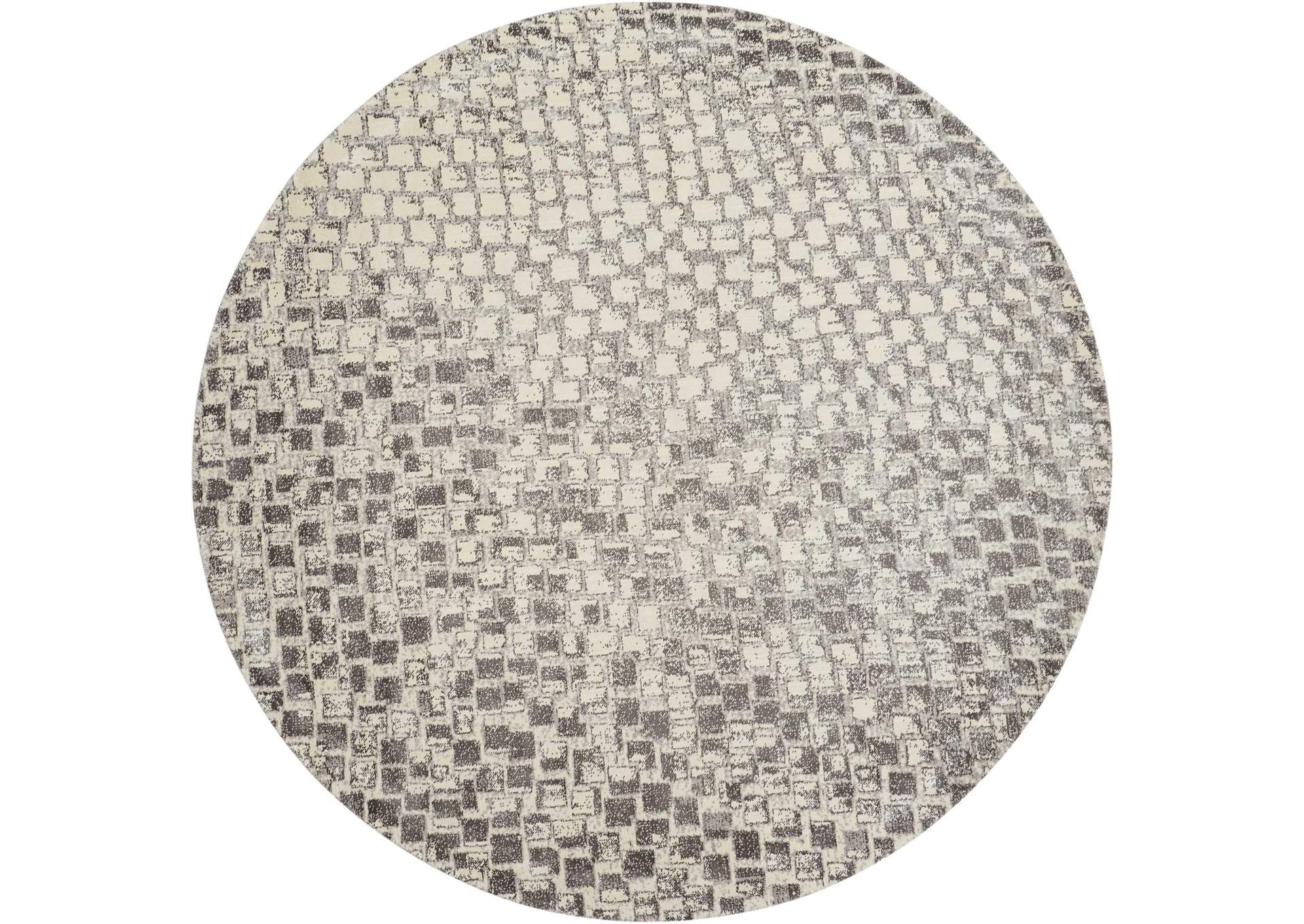 Nourison Twilight TWI08 Beige 8' Round Large Rug,Nourison