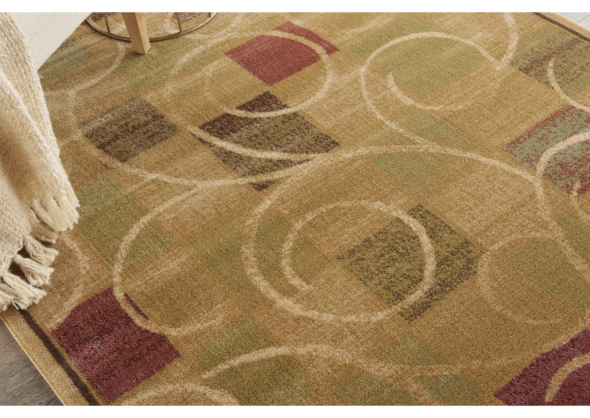 Nourison Expressions XP01 Beige 4'x6' Area Rug,Nourison