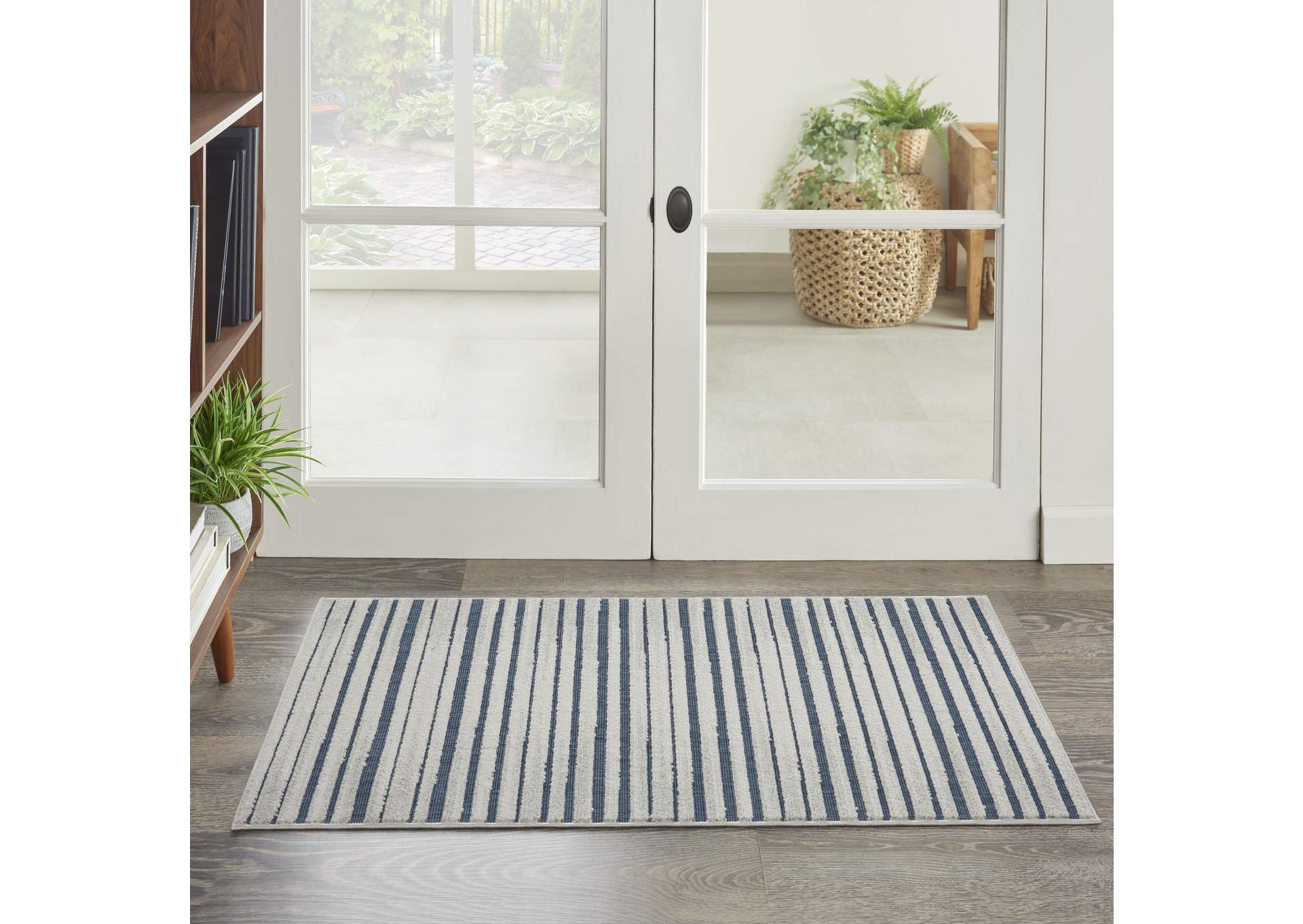 Nourison Key Largo 2'x4' Blue Area Rug,Nourison