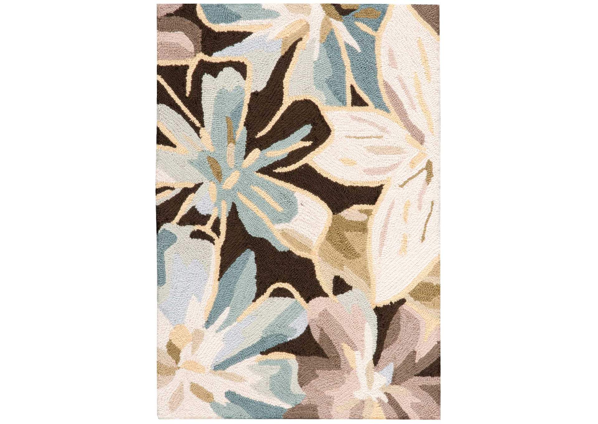 Nourison Fantasy 2'x4' Brown Area Rug,Nourison