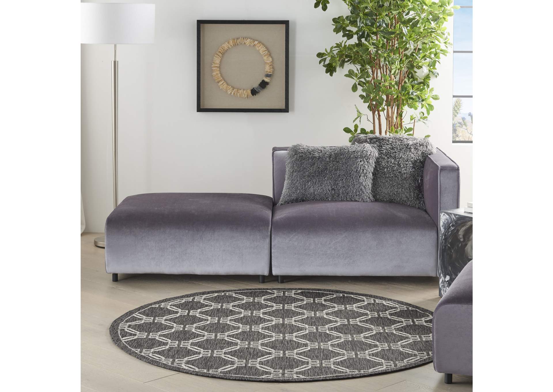 Nourison Country Side 5' Round Area Rug,Nourison