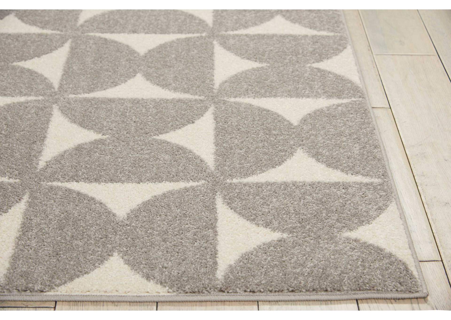 Nourison Harper DS301 Grey 5'x7' Area Rug,Nourison