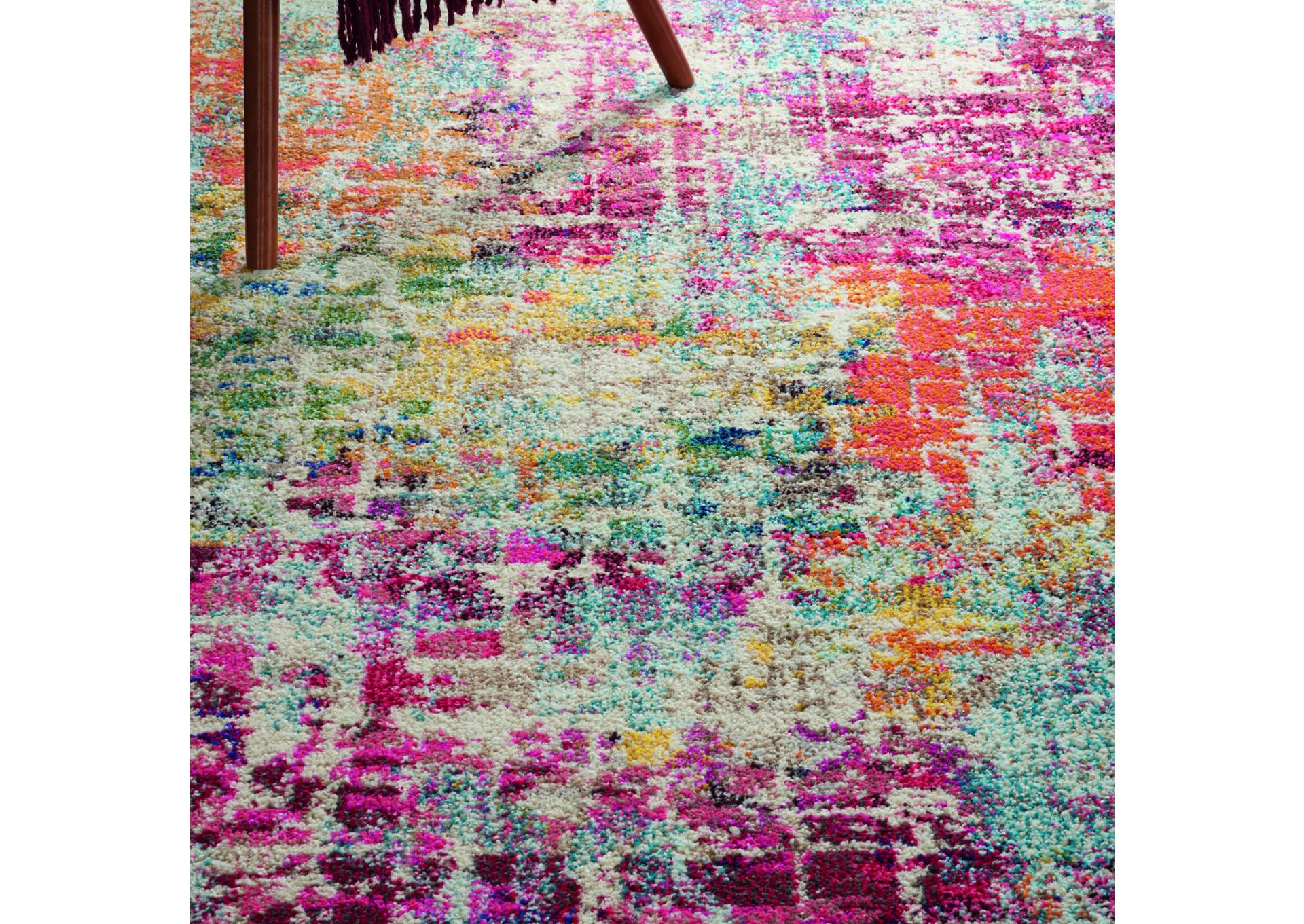 Nourison Celestial CES13 Multicolor 4'x6' Colorful Area Rug,Nourison