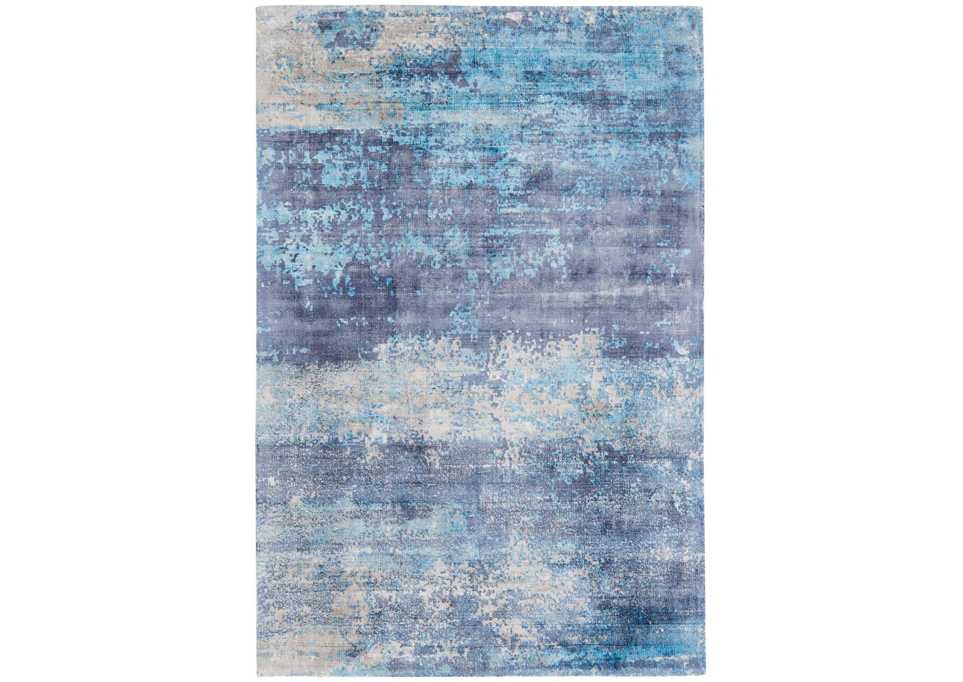 kathy ireland Home Safari Dreams KI374 Blue 4'x6' Area Rug,Nourison