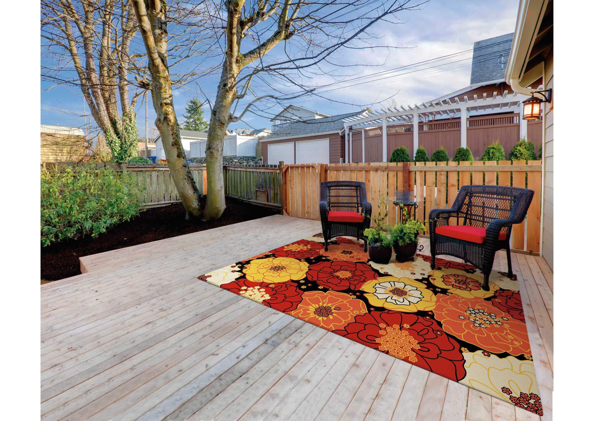 Nourison Home & Garden RS021 Black 10'x14' Rug,Nourison