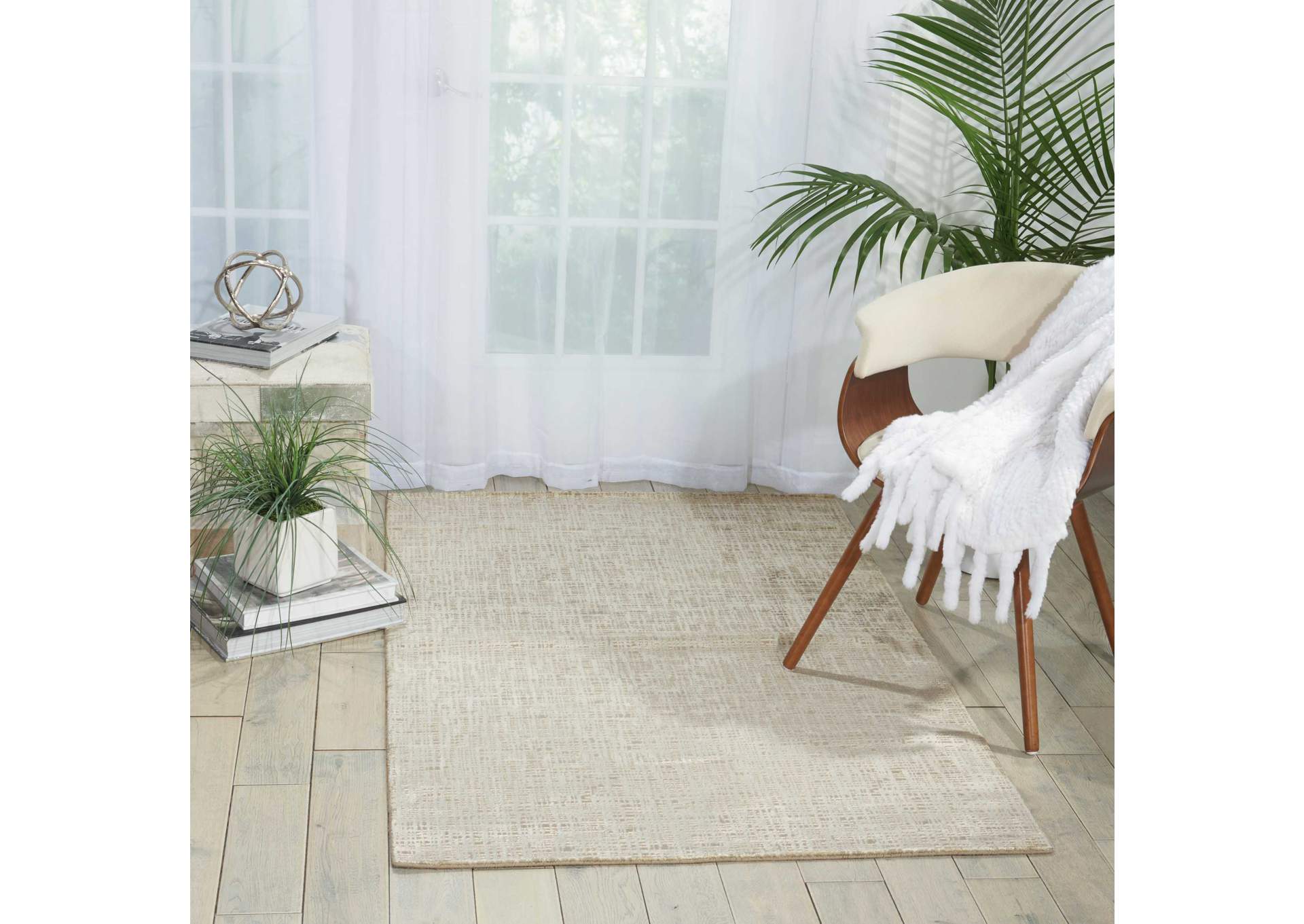 Nourison Starlight STA02 Blue 5'x8' Area Rug,Nourison