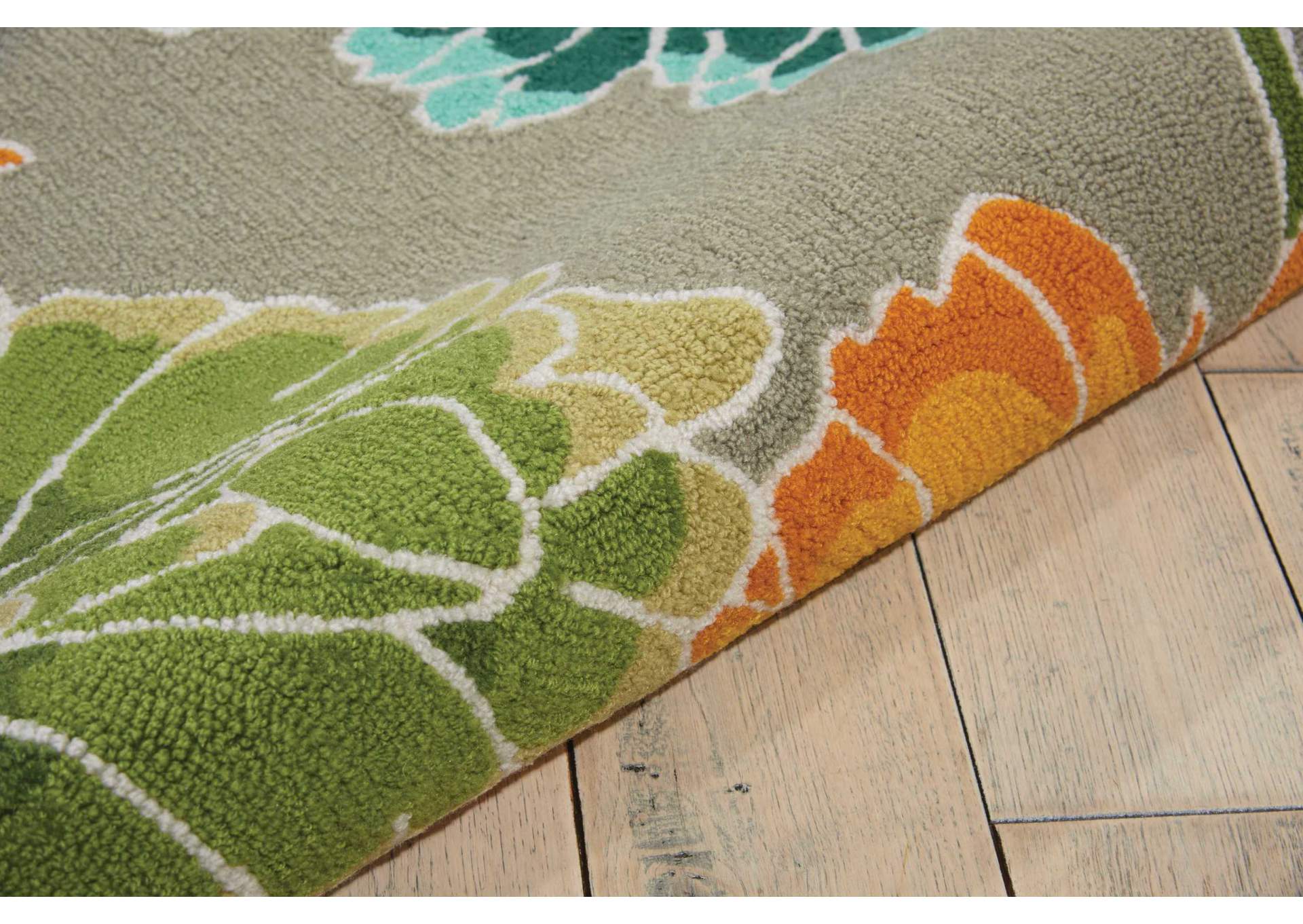 Nourison Fantasy 2'x4' Grey Area Rug,Nourison